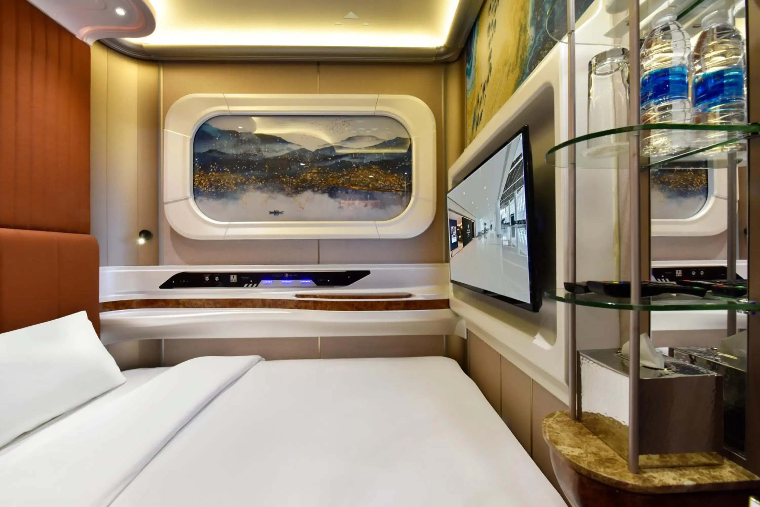 Bedroom, Bed in Bahrain Airport Hotel Airside Hotel for Transiting and Departing Passengers only Bedroom, Bed in Bahrain Airport Hotel Airside Hotel for Transiting and Departing Passengers only