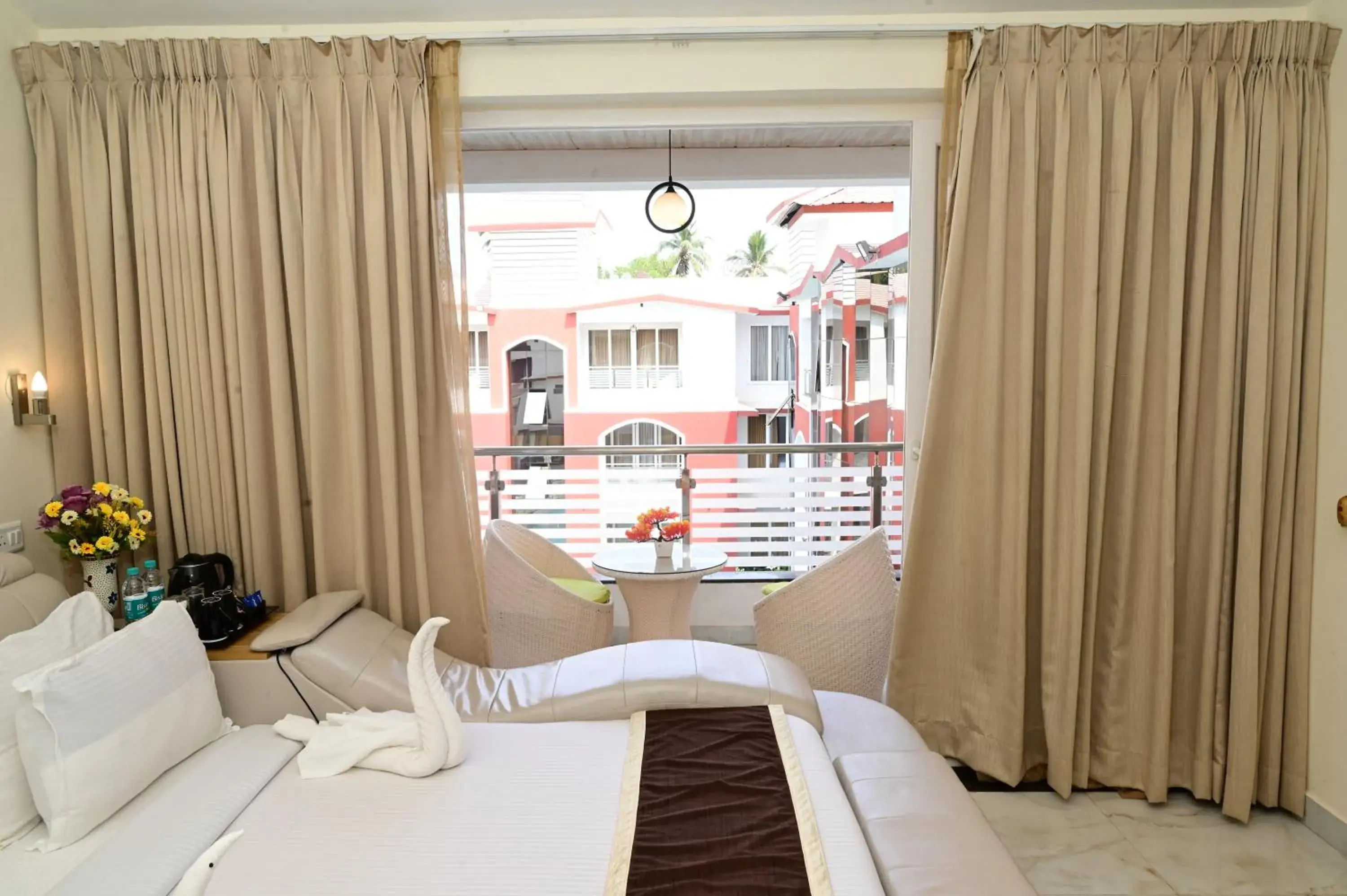 View (from property/room), Bed in Shanti Solitaire, Arpora View (from property/room), Bed in Shanti Solitaire, Arpora