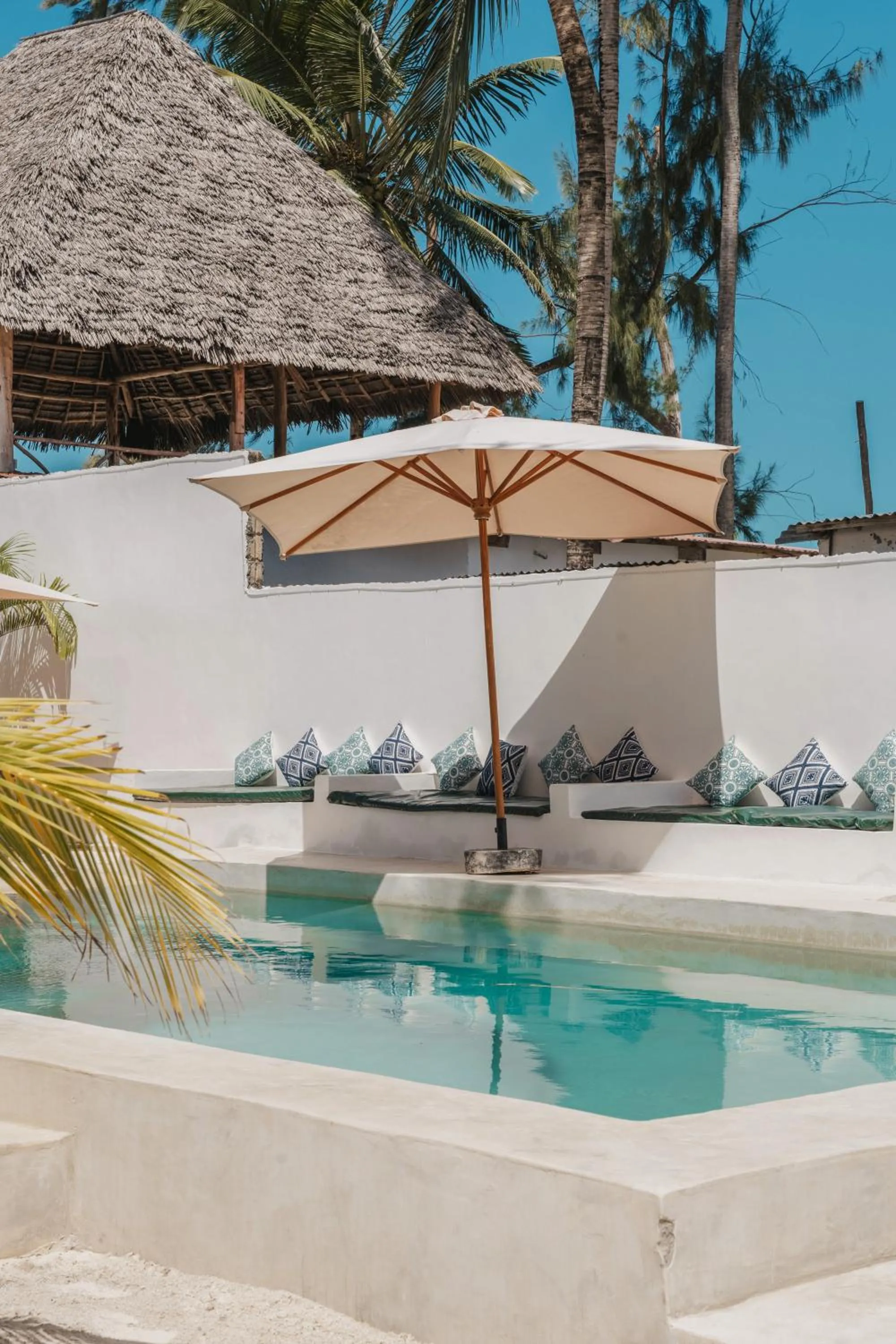 Swimming pool in Maisha Matamu Boutique