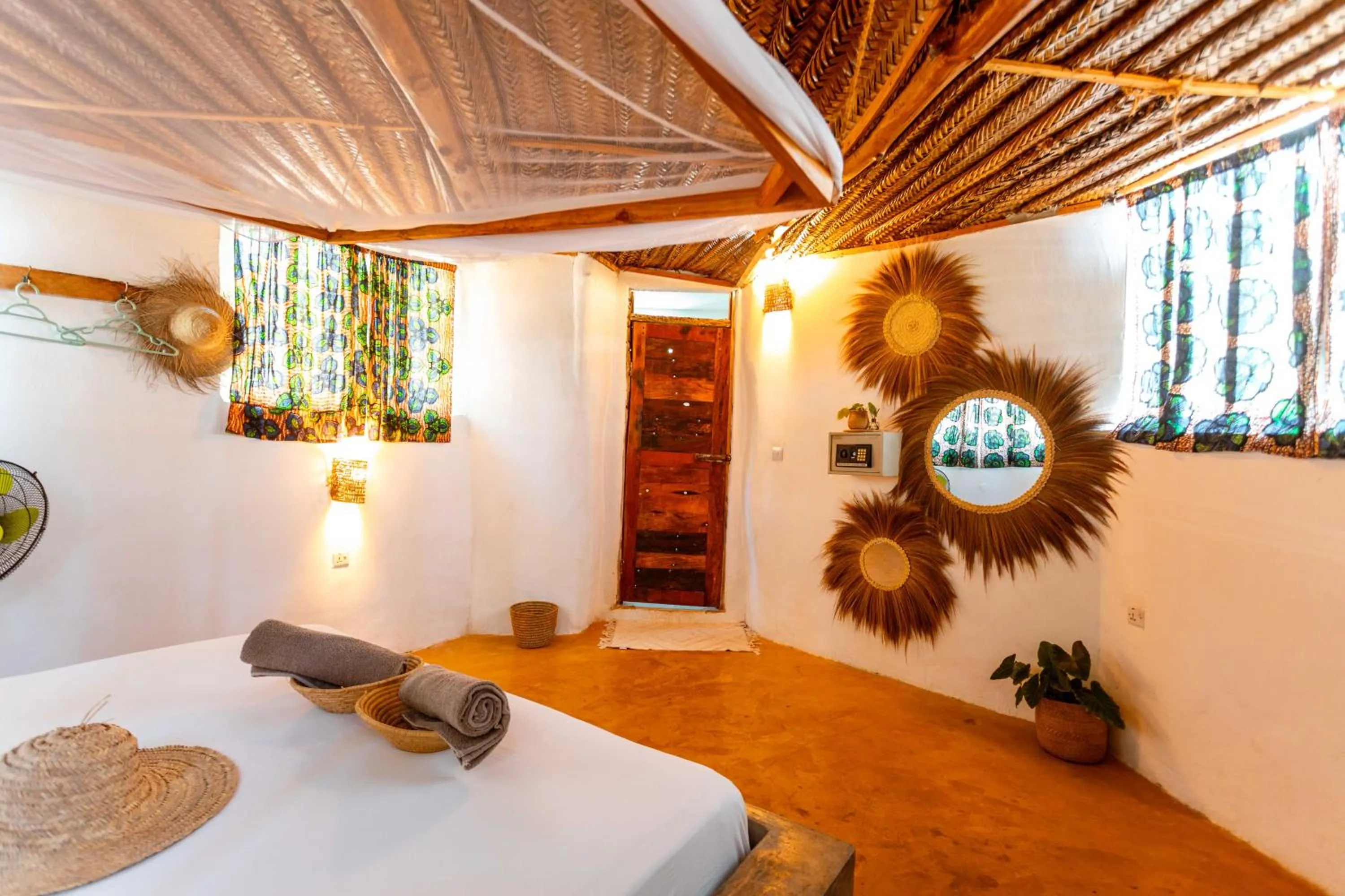 Standard Double Room with Fan in Maisha Matamu Beach Hotel Paje