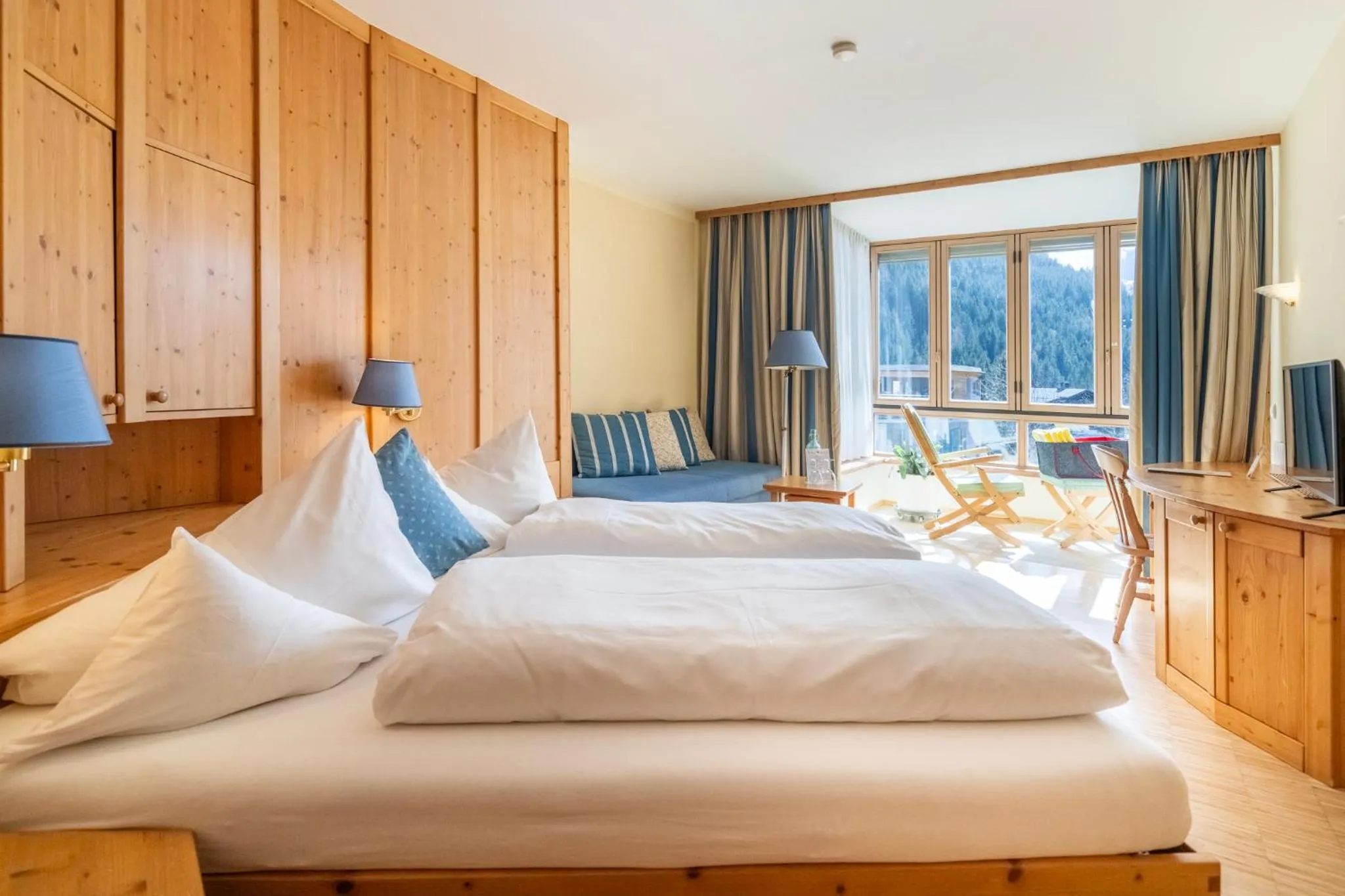 Bed in Naturhotel Ortners Eschenhof