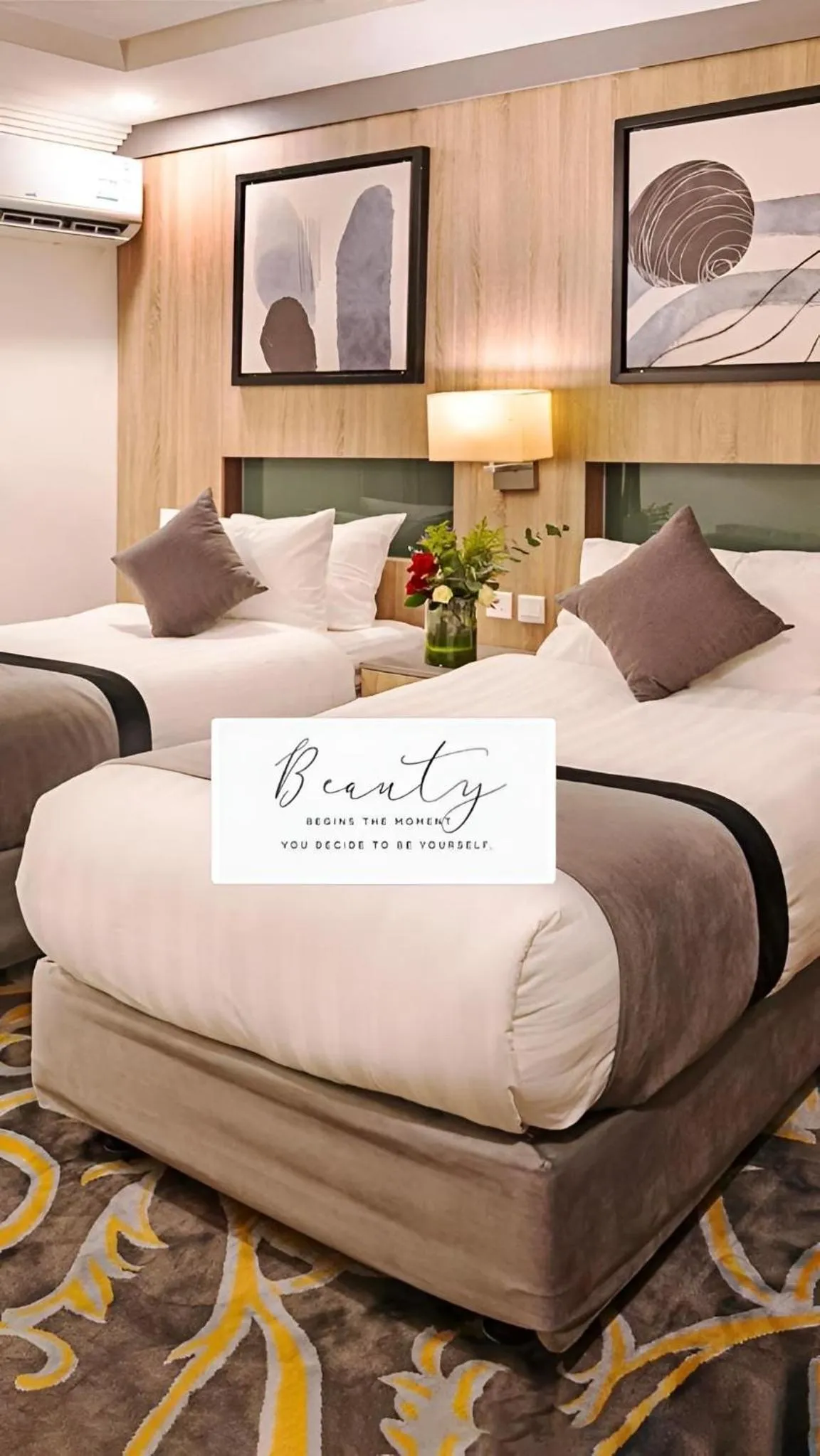 Bed in Laten Suites Prince Sultan