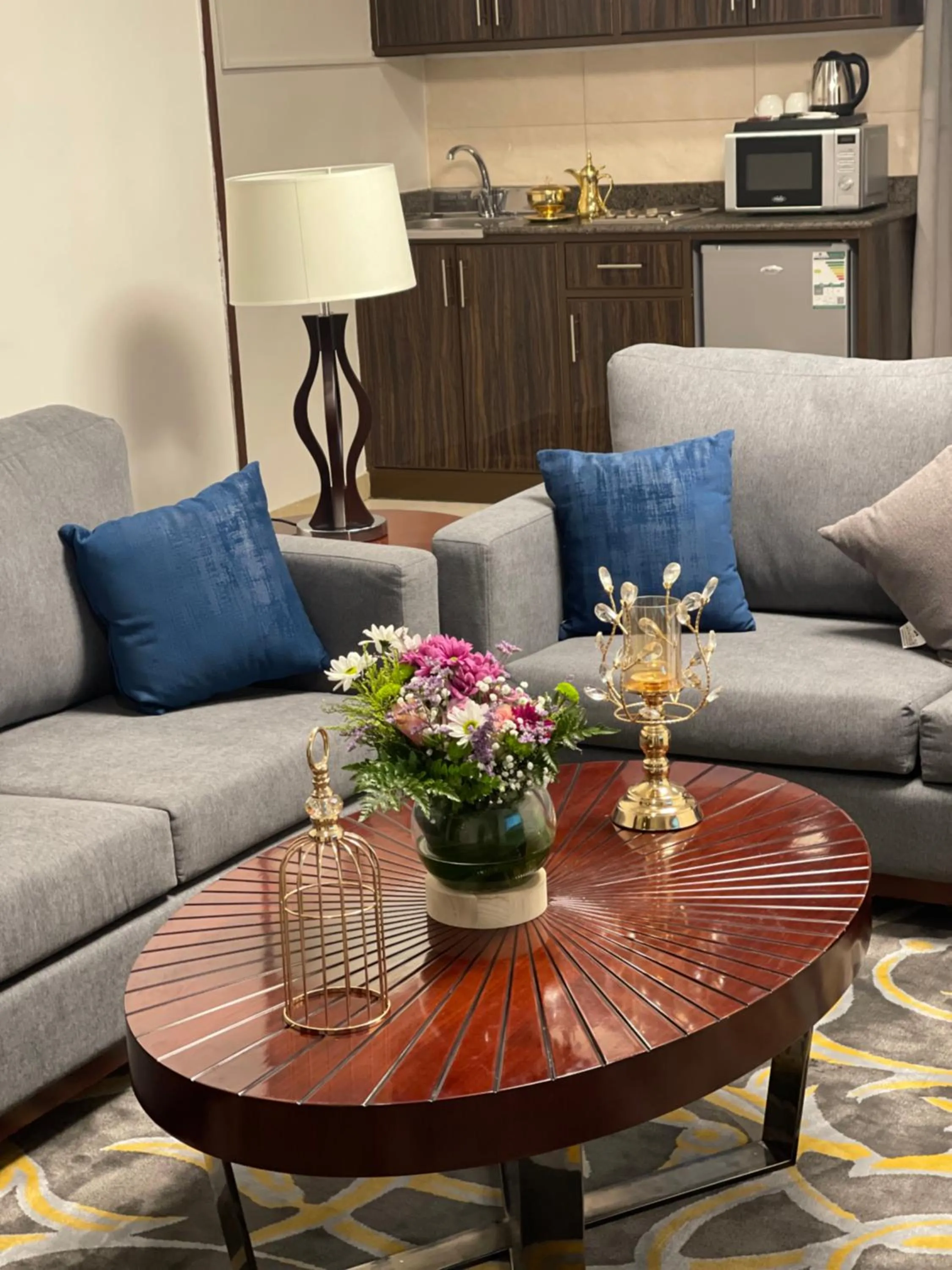 Kitchen or kitchenette in Laten Suites Prince Sultan