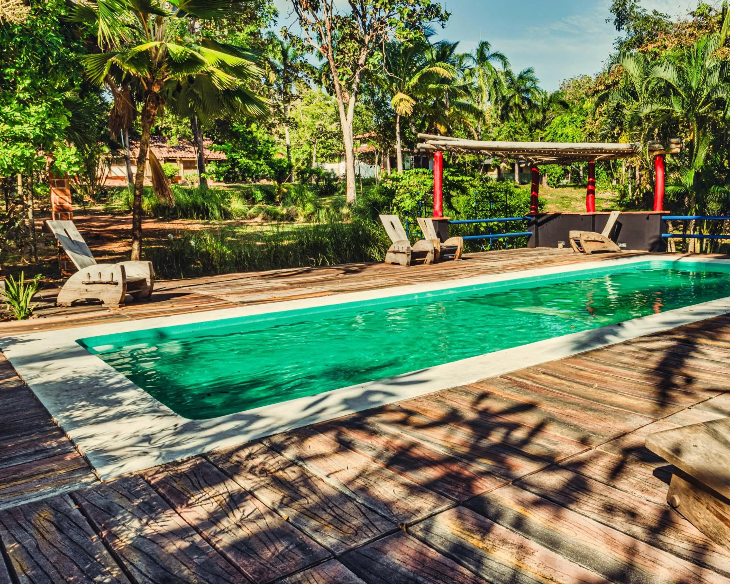 Swimming pool in Hotel Posada Los Destiladeros