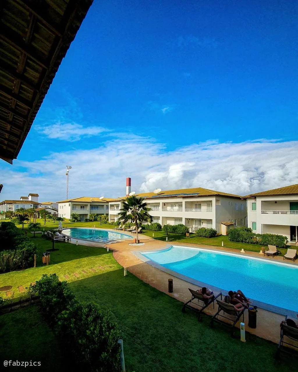 Pool view in Tree Bies Resort