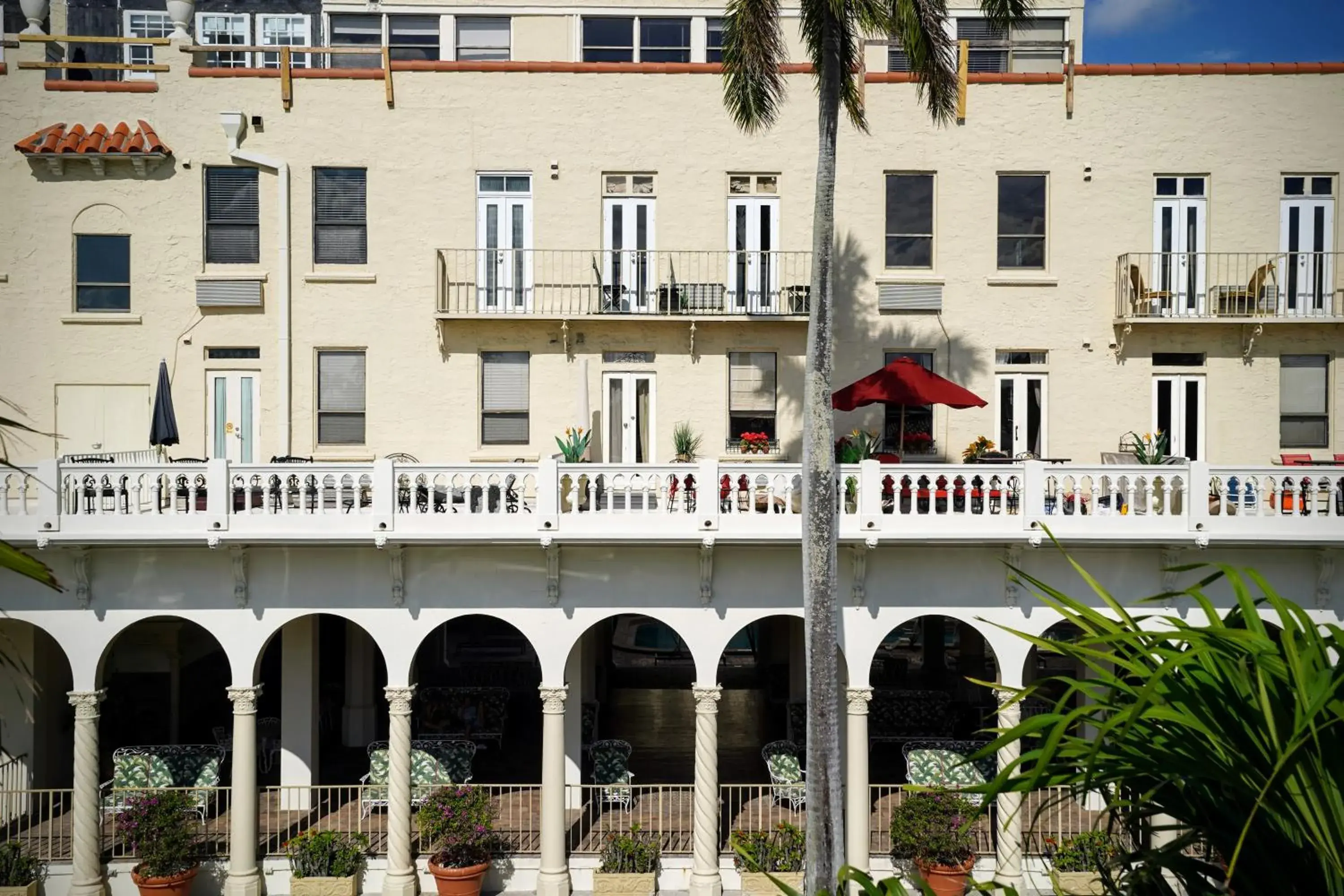 Palm Beach Hotel with Juliette Balconies! 2 blocks from beach! Historic Landmark Palm Beach Hotel with Juliette Balconies! 2 blocks from beach! Historic Landmark