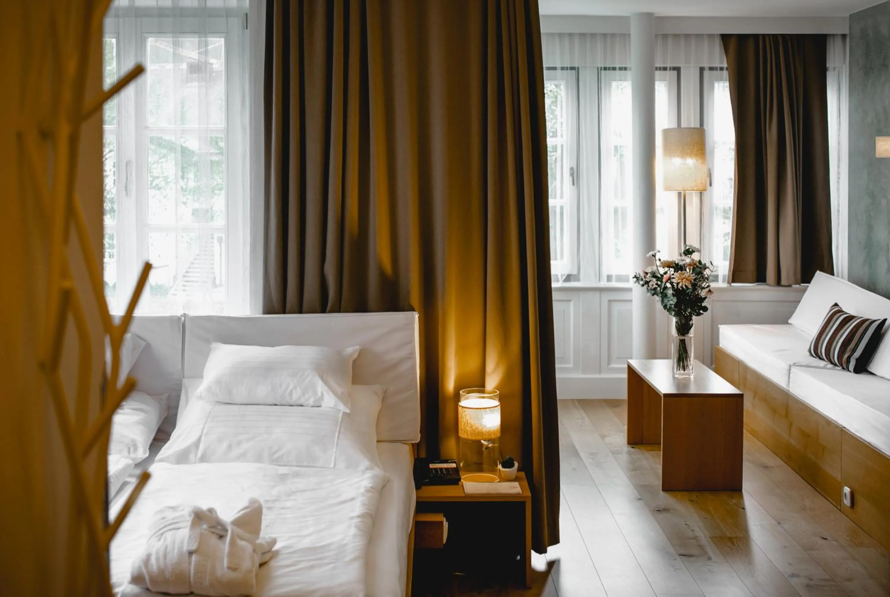 Bed in Seehotel Brandauer's Villen