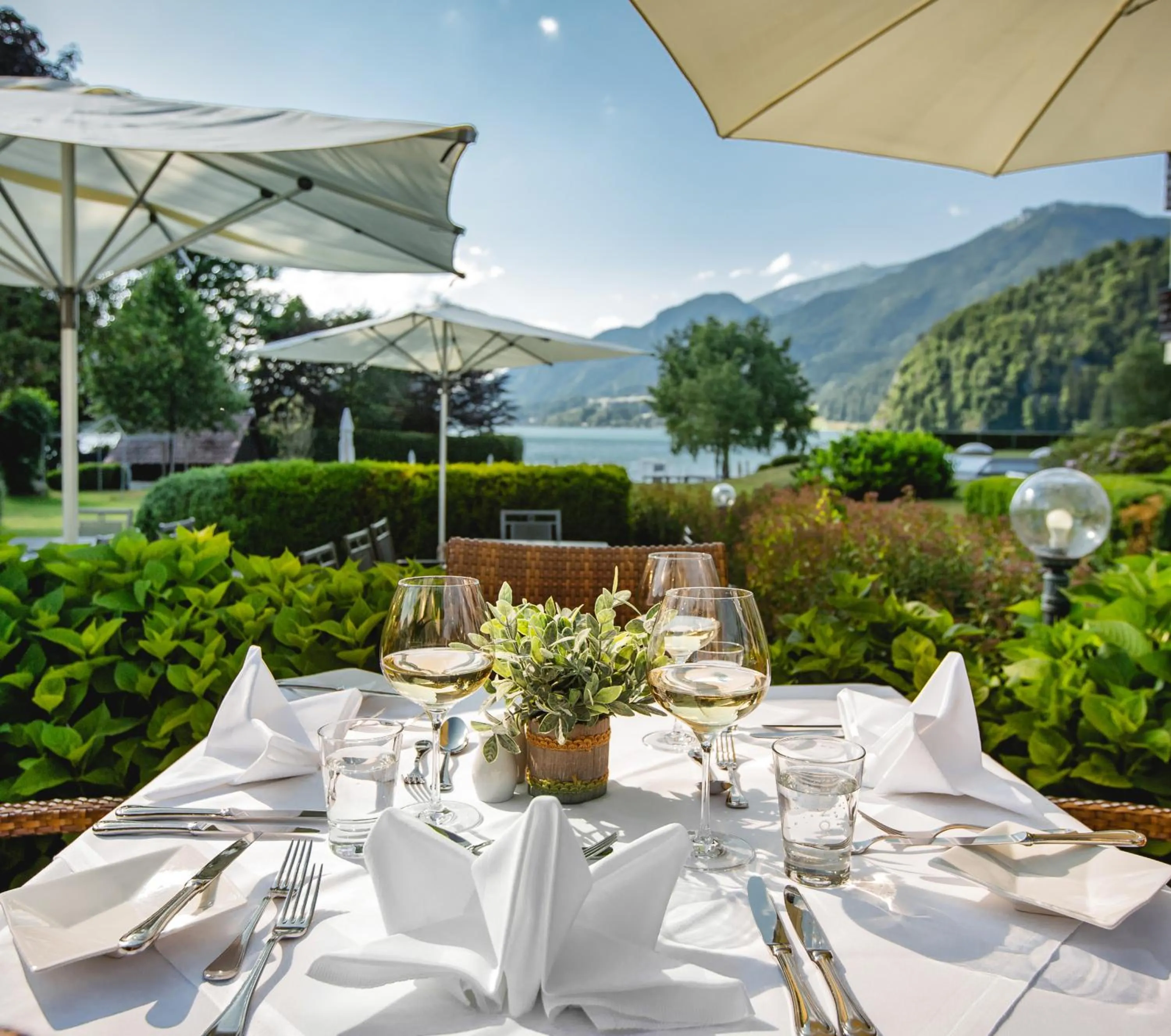 Restaurant/places to eat in Seehotel Brandauer's Villen