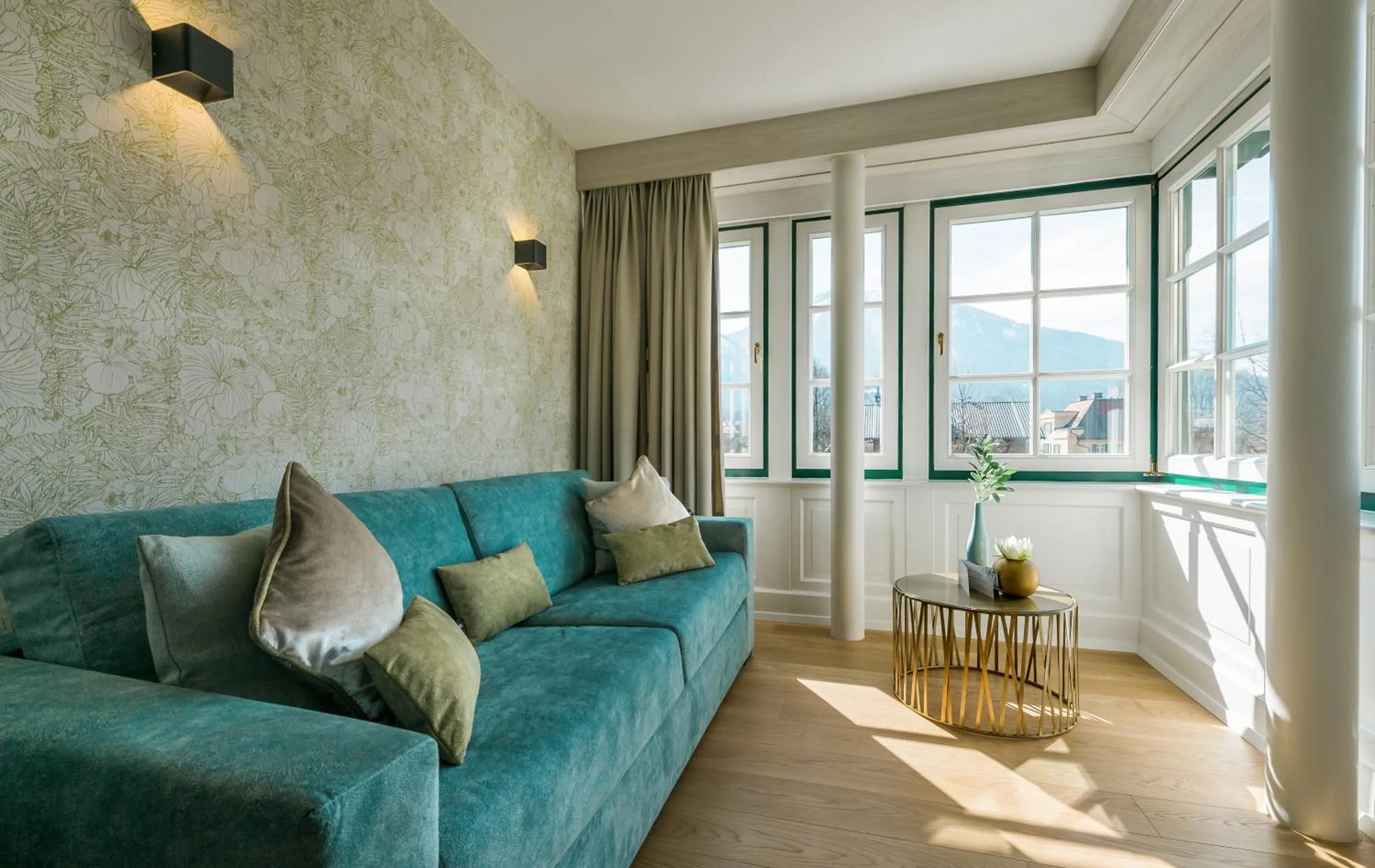 Seating area in Seehotel Brandauer's Villen