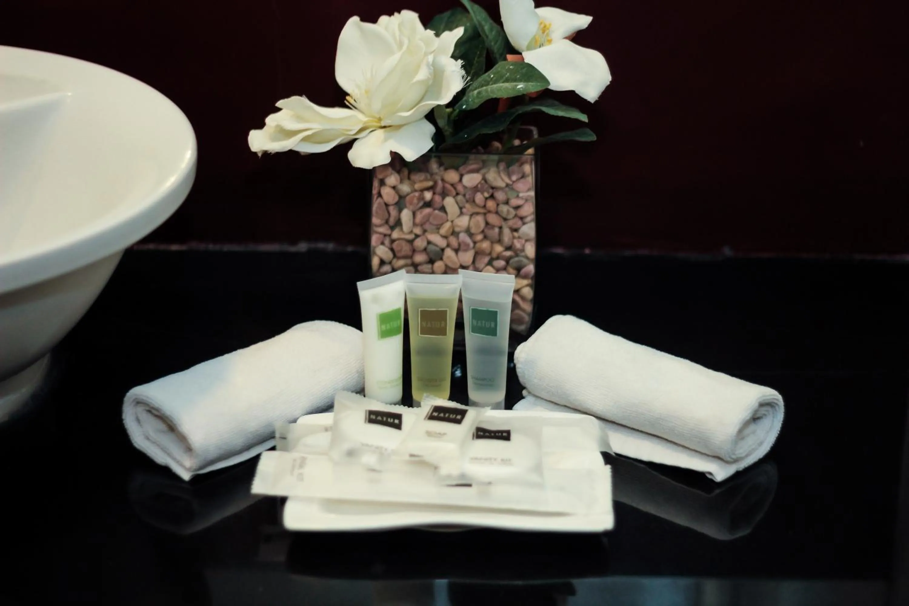 Bathroom in Casablanca Suites Near Airport