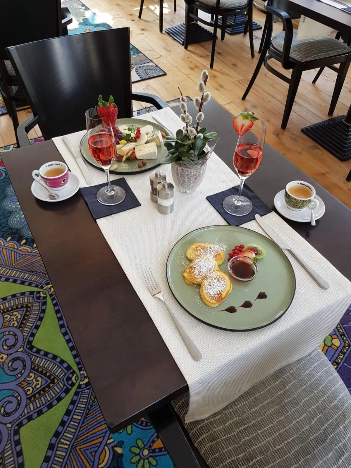 Food and drinks in Hotel die Hindenburg