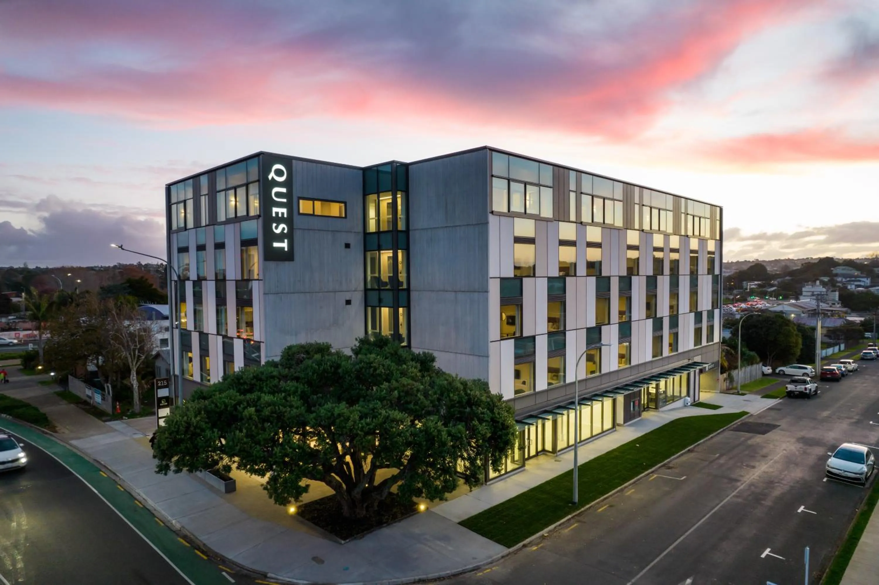 Property building in Quest Takapuna