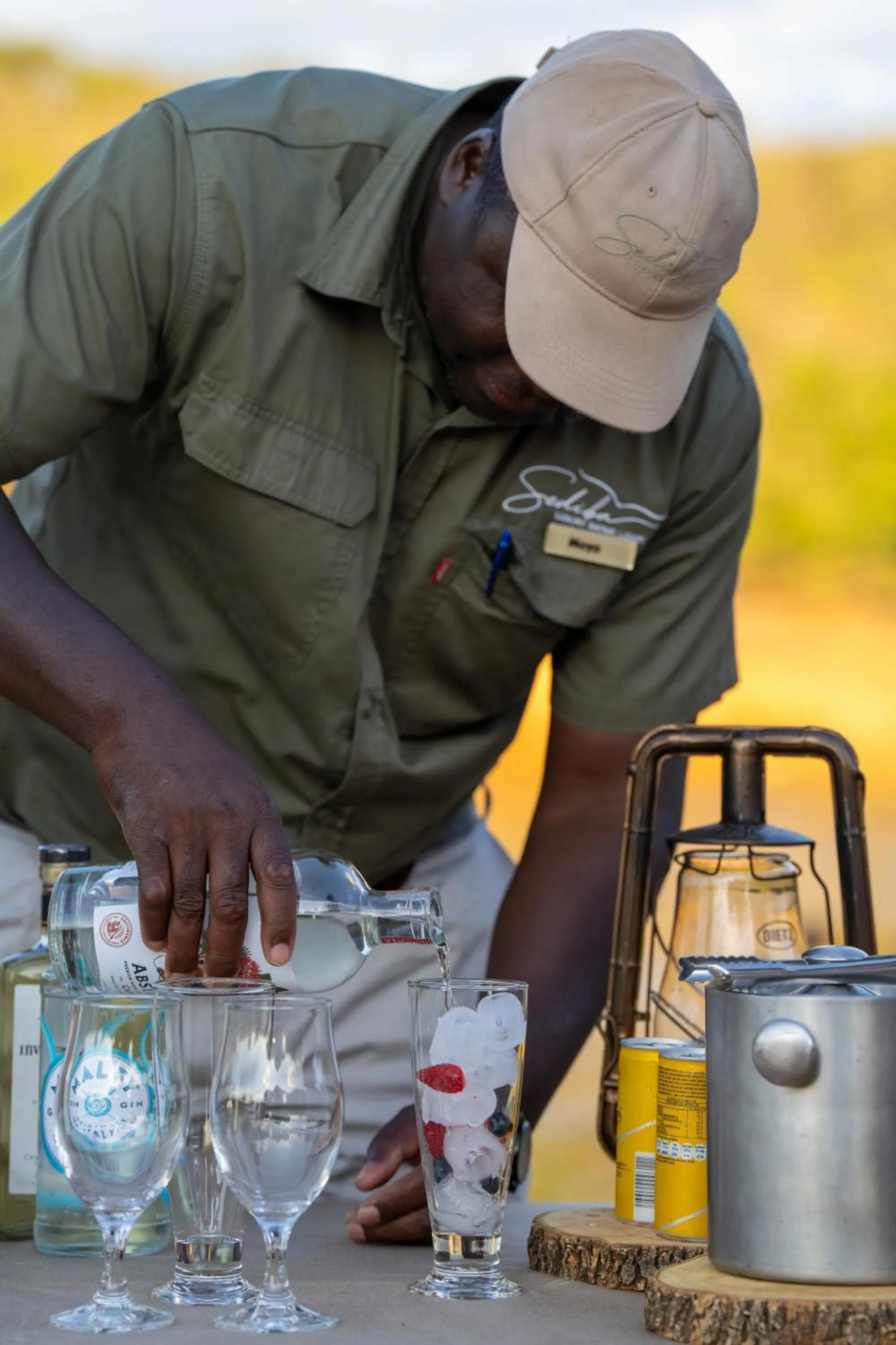 Breakfast in Sediba Luxury Safari Lodge