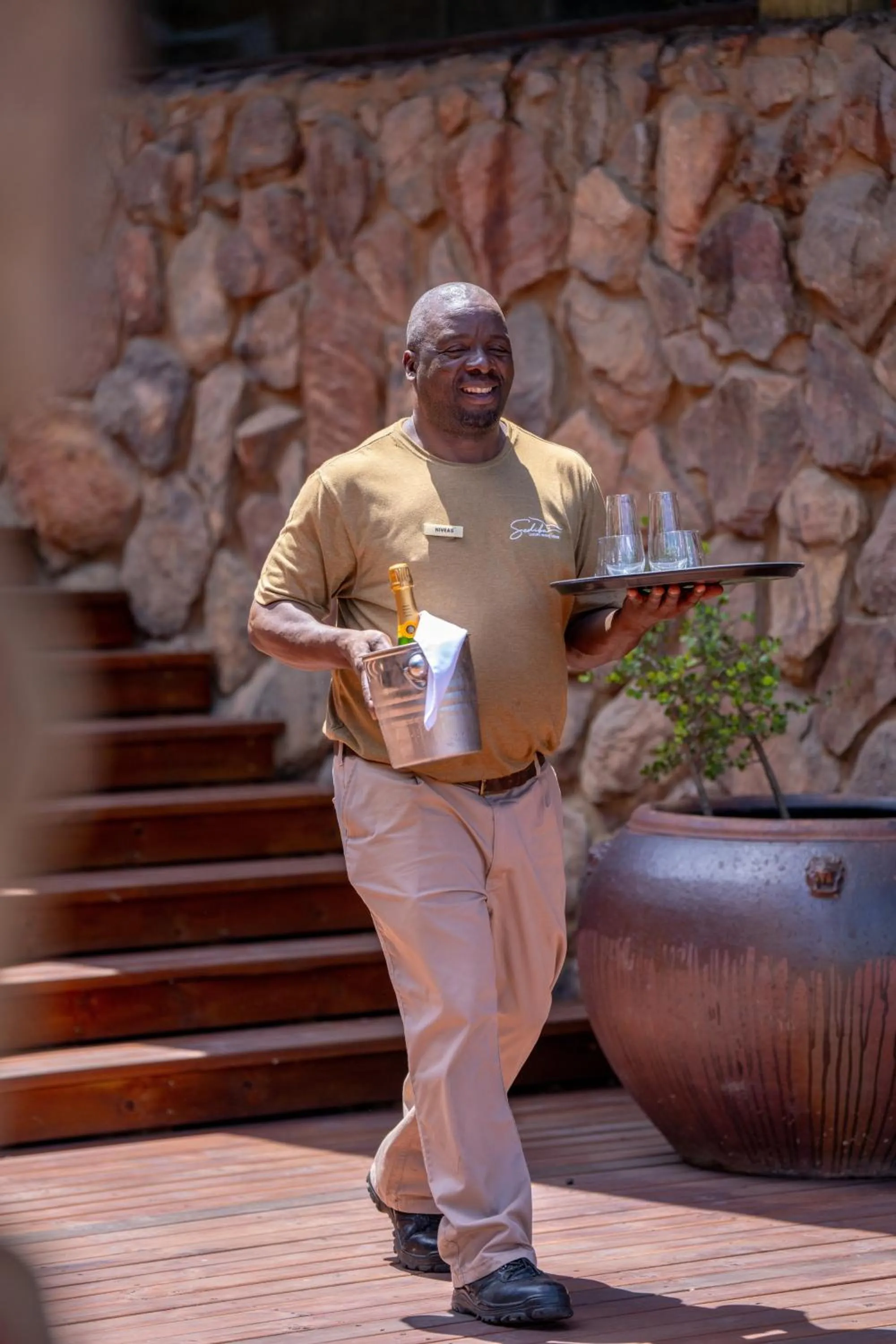 Restaurant/places to eat in Sediba Luxury Safari Lodge