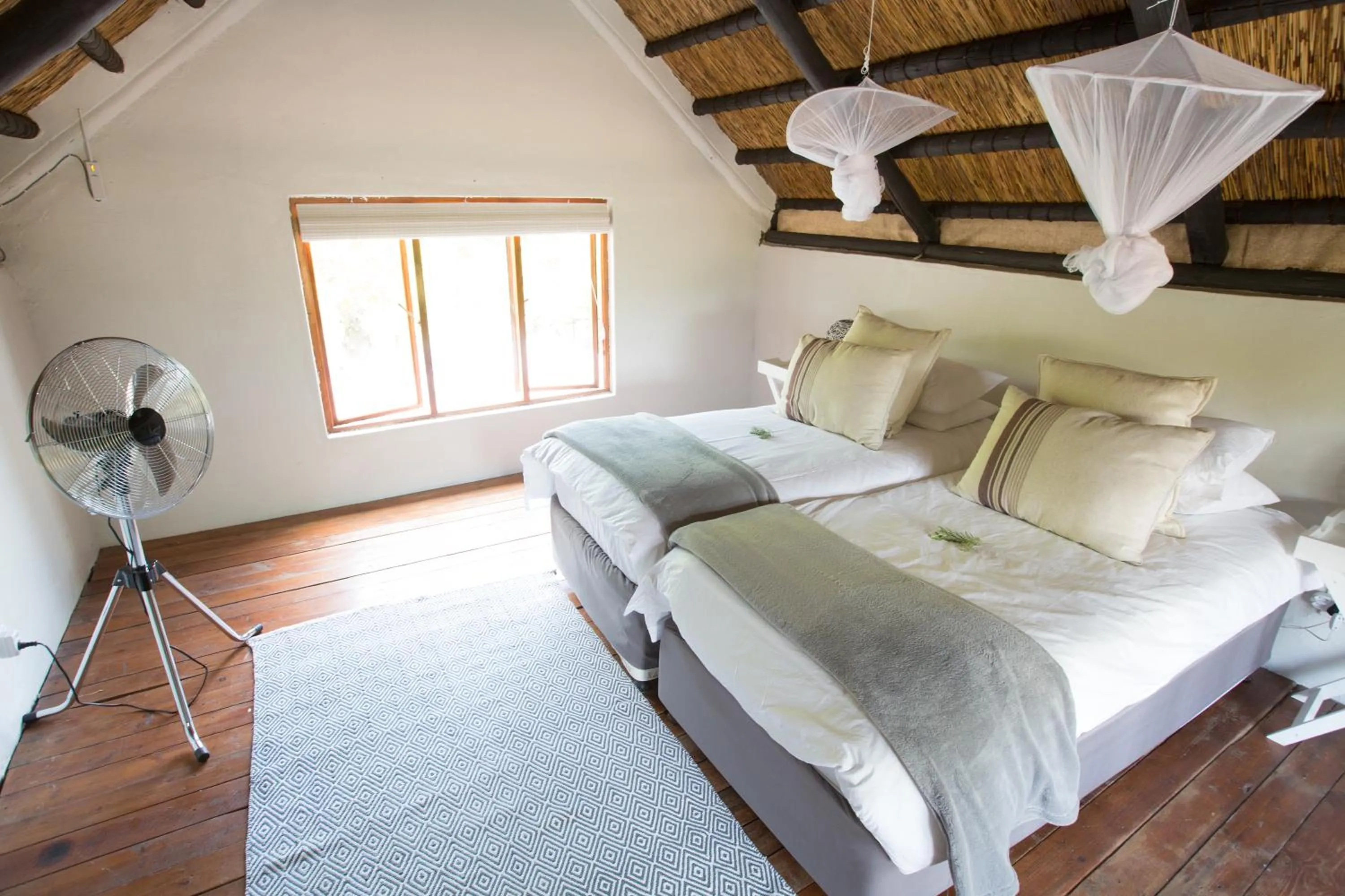 Bed in Ngama Tented Safari Lodge