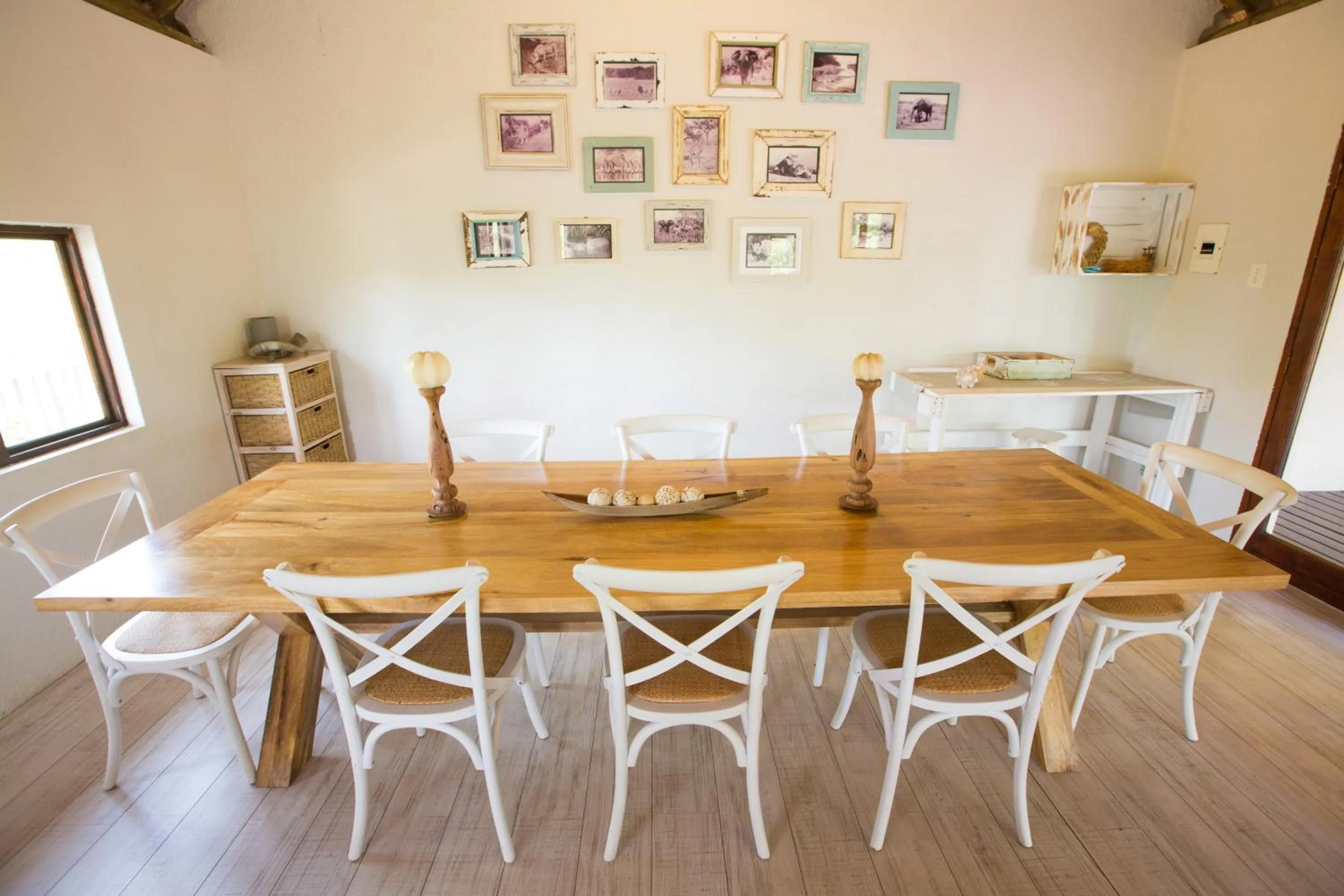 Dining area in Ngama Tented Safari Lodge