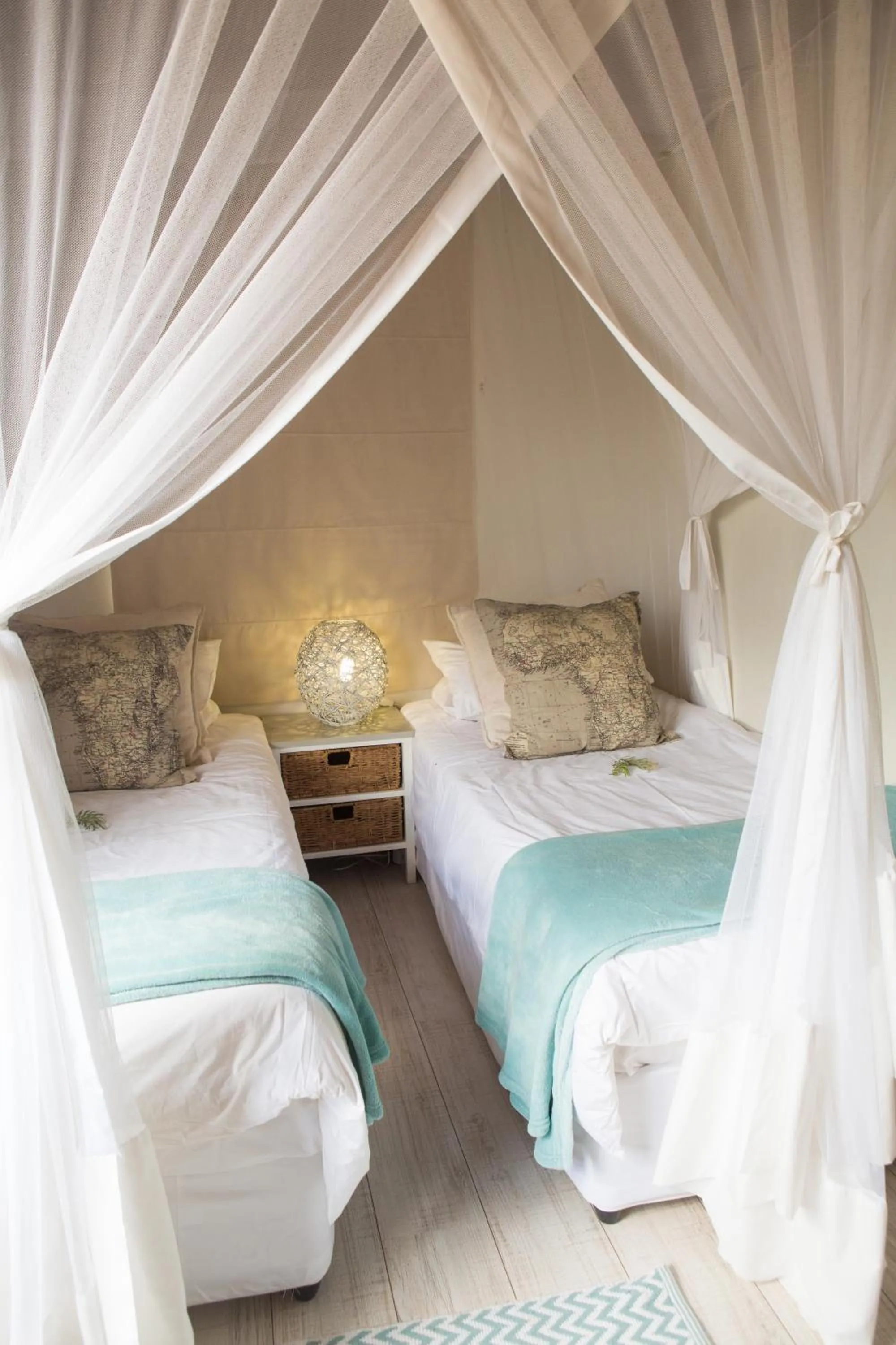 Bed in Ngama Tented Safari Lodge