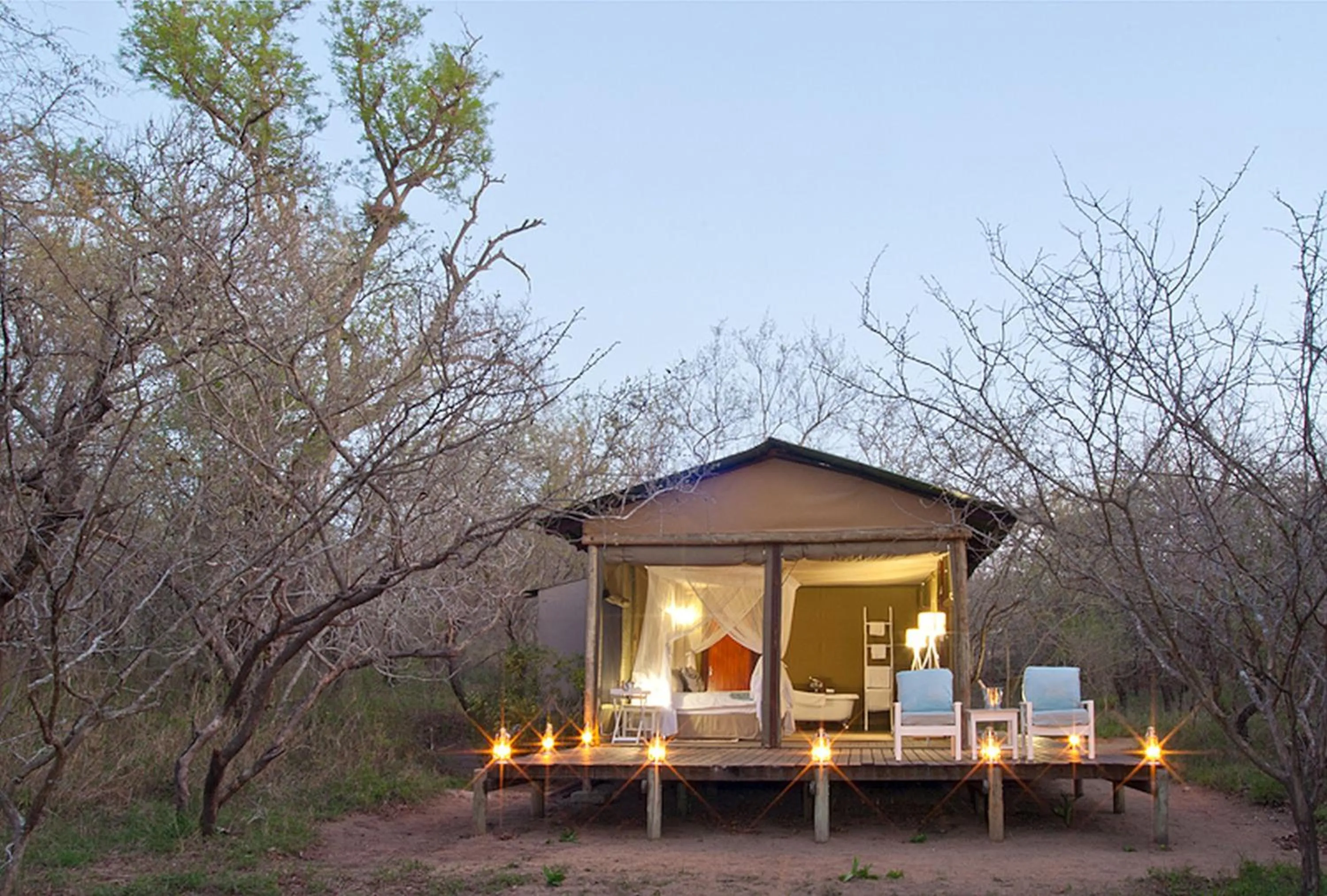 Property building in Ngama Tented Safari Lodge