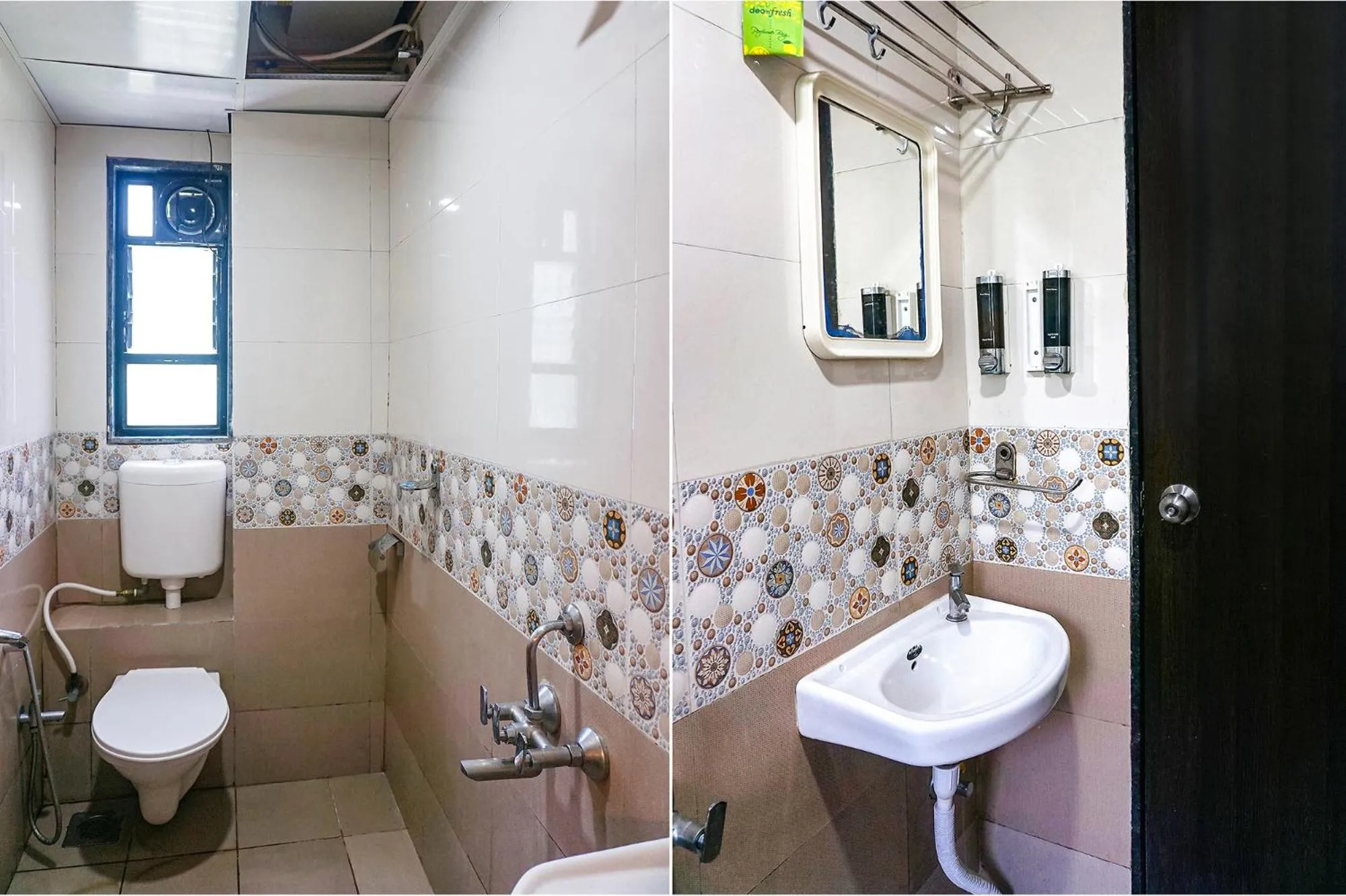 Bathroom in FabHotel Aura Homes - Nr Khandoba Mandir