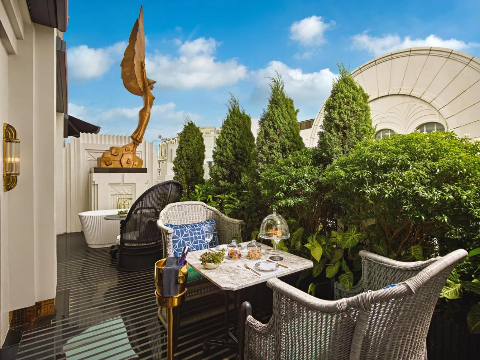 View (from property/room) in Capella Hanoi