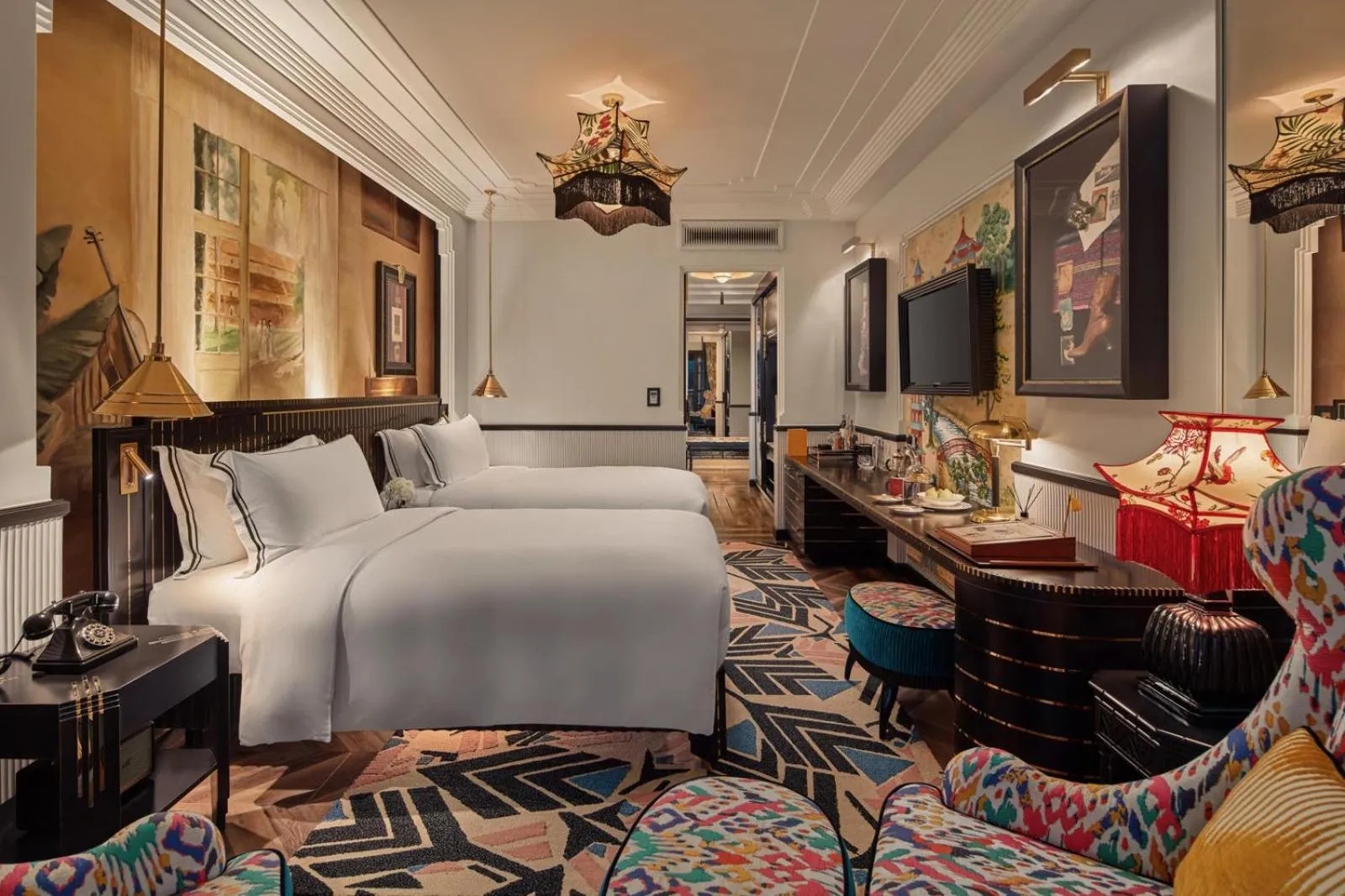 Bed in Capella Hanoi