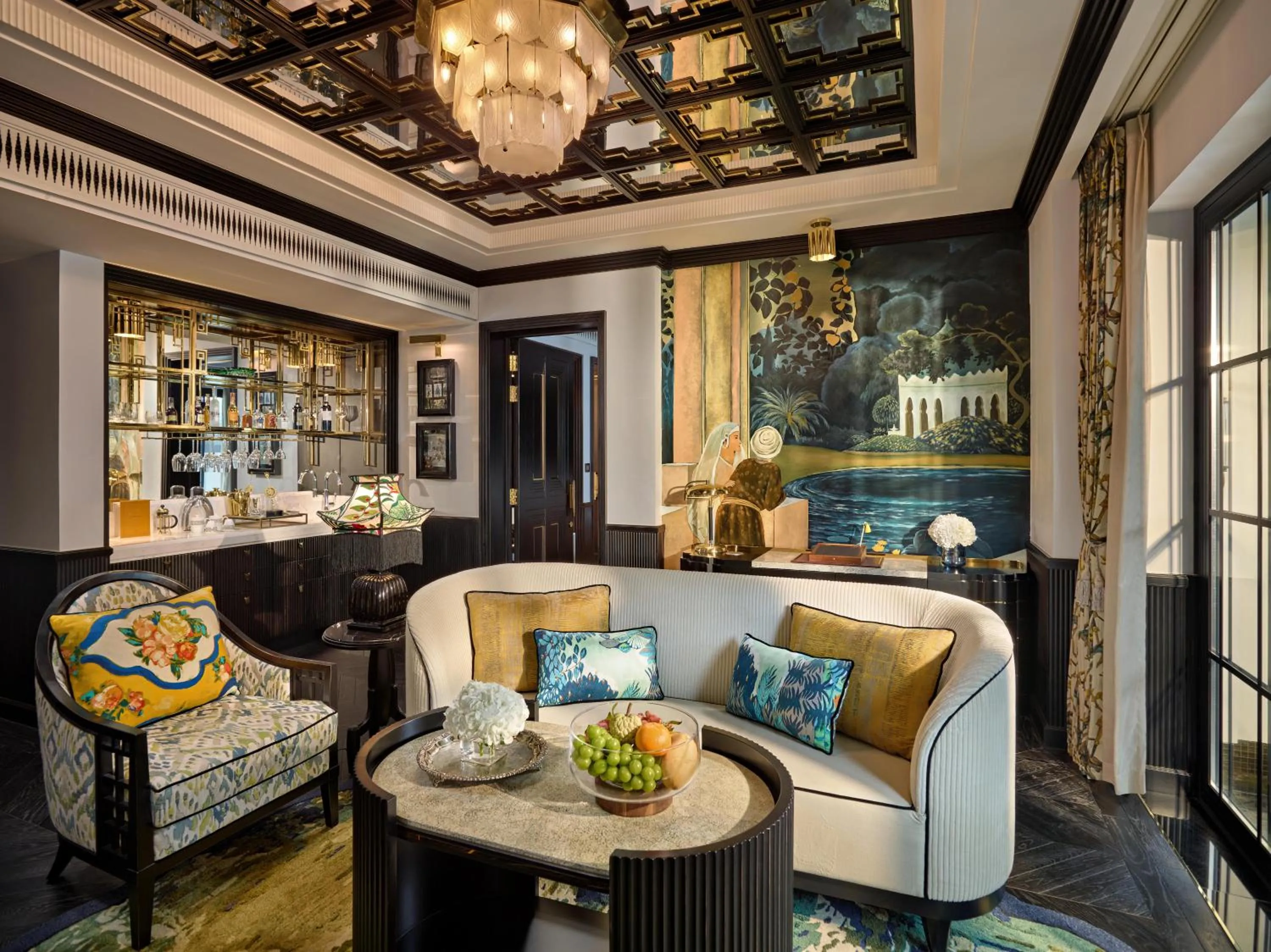 Living room in Capella Hanoi