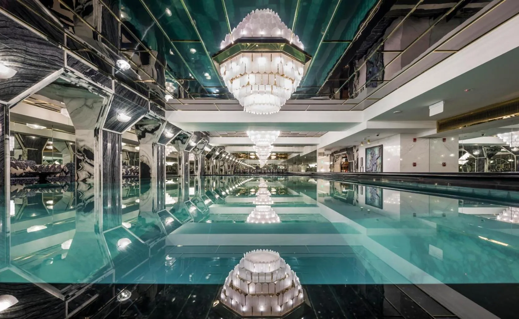 Swimming pool in Capella Hanoi
