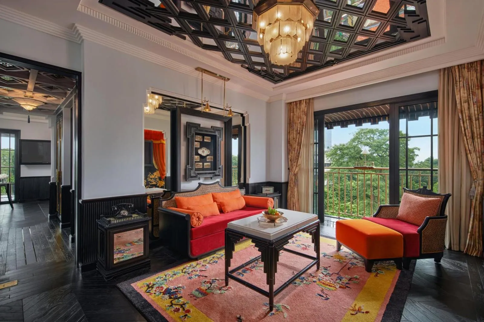 Living room in Capella Hanoi