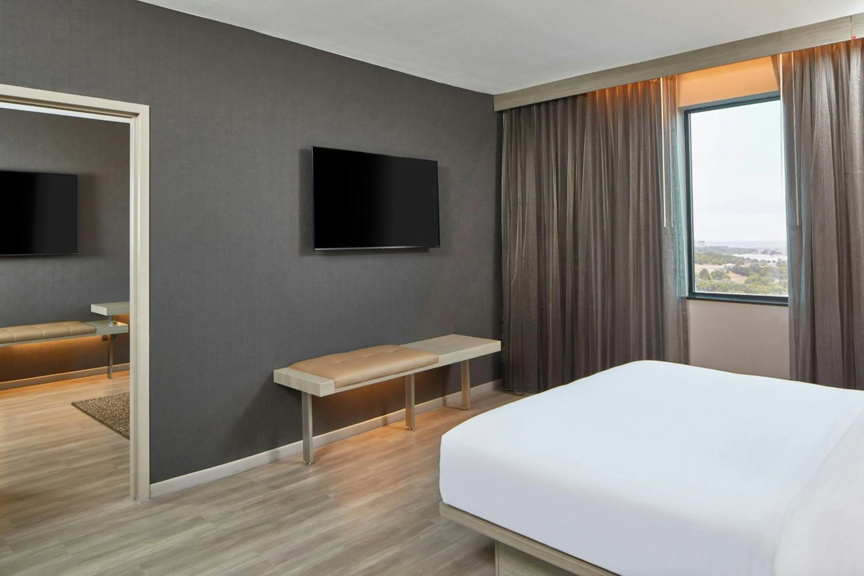 Photo of the whole room, Bed in AC Hotel by Marriott Austin Hill Country