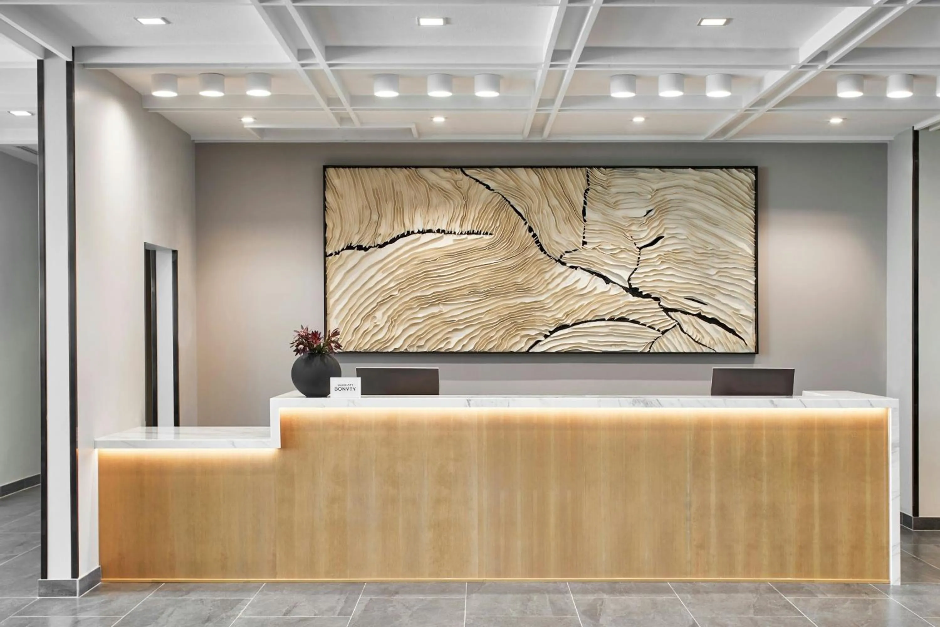 Lobby or reception in AC Hotel by Marriott Austin Hill Country