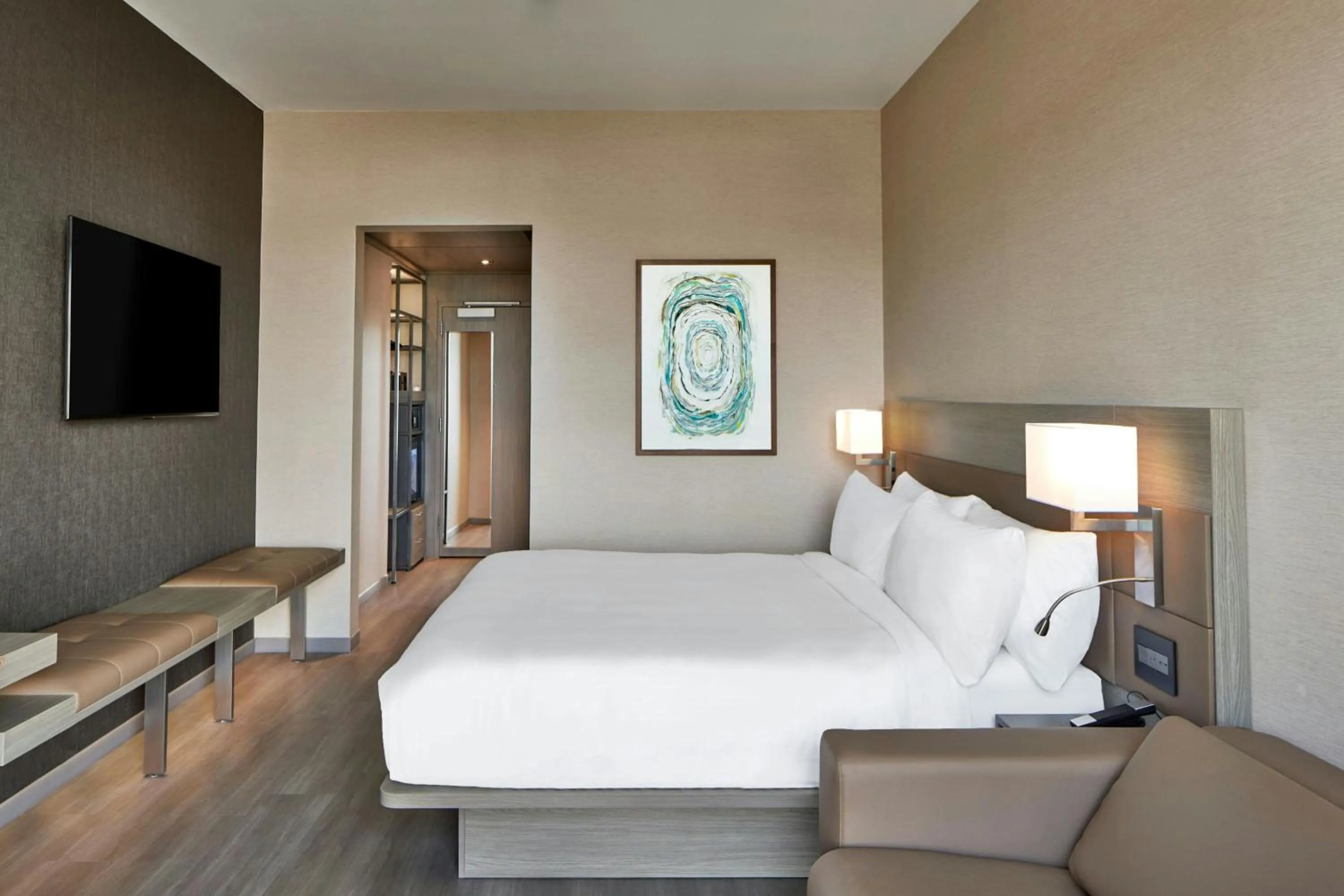 Photo of the whole room, Bed in AC Hotel by Marriott Austin Hill Country