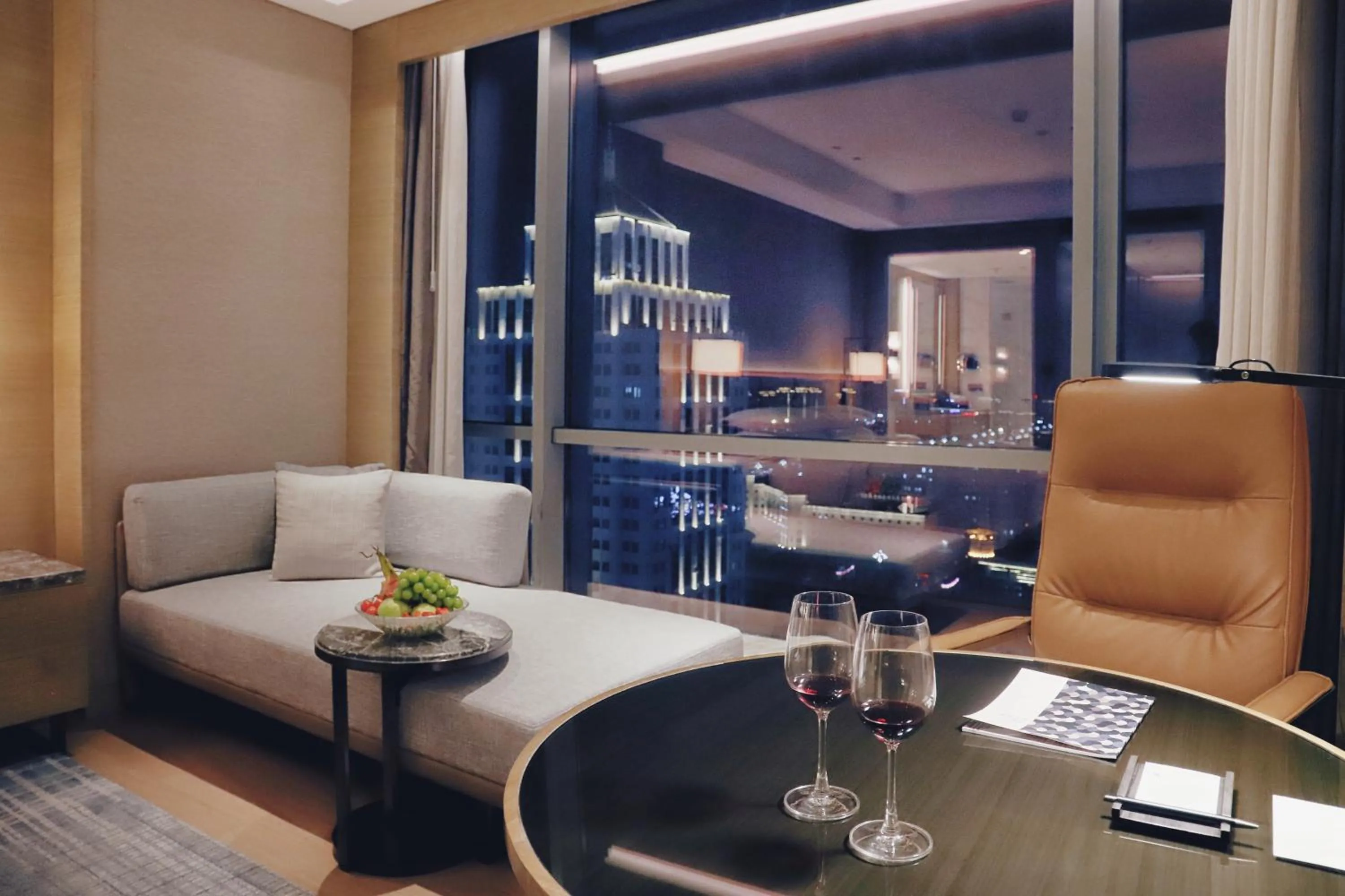 Seating area in Baotou Marriott Hotel
