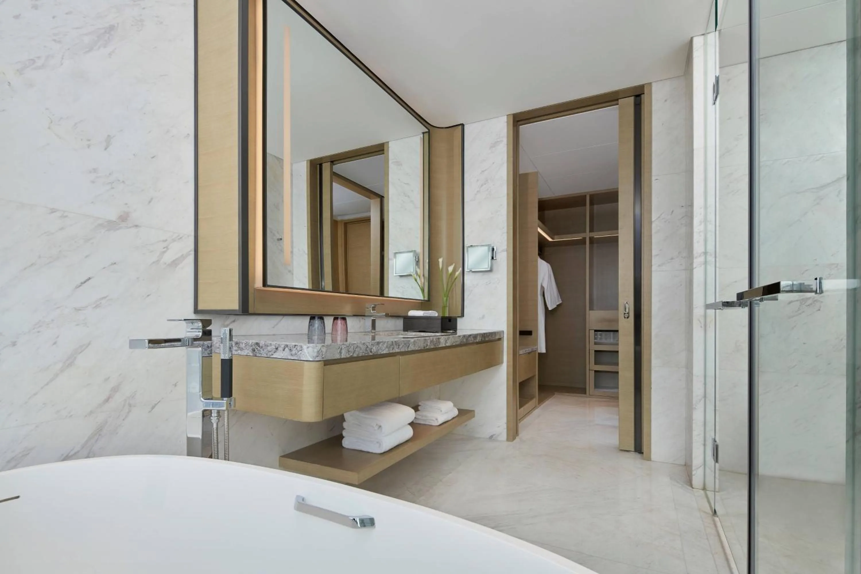 Bathroom in Baotou Marriott Hotel