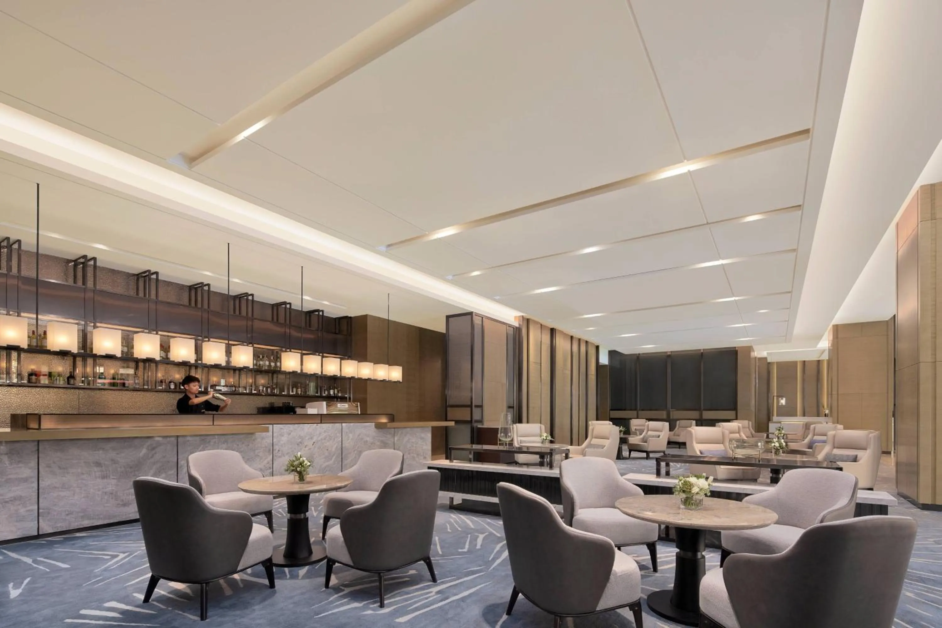 Lounge or bar in Baotou Marriott Hotel