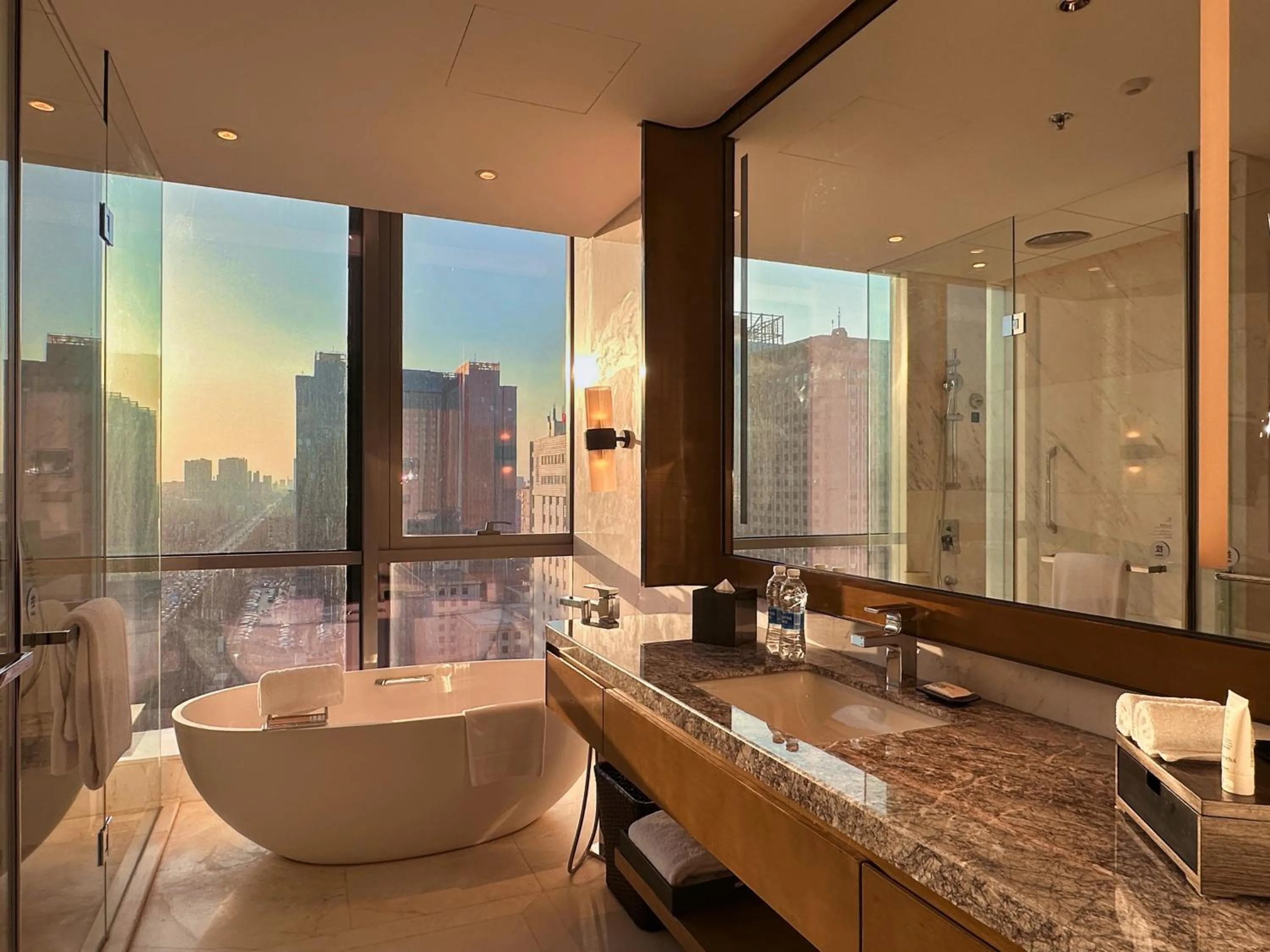 Bathroom in Baotou Marriott Hotel