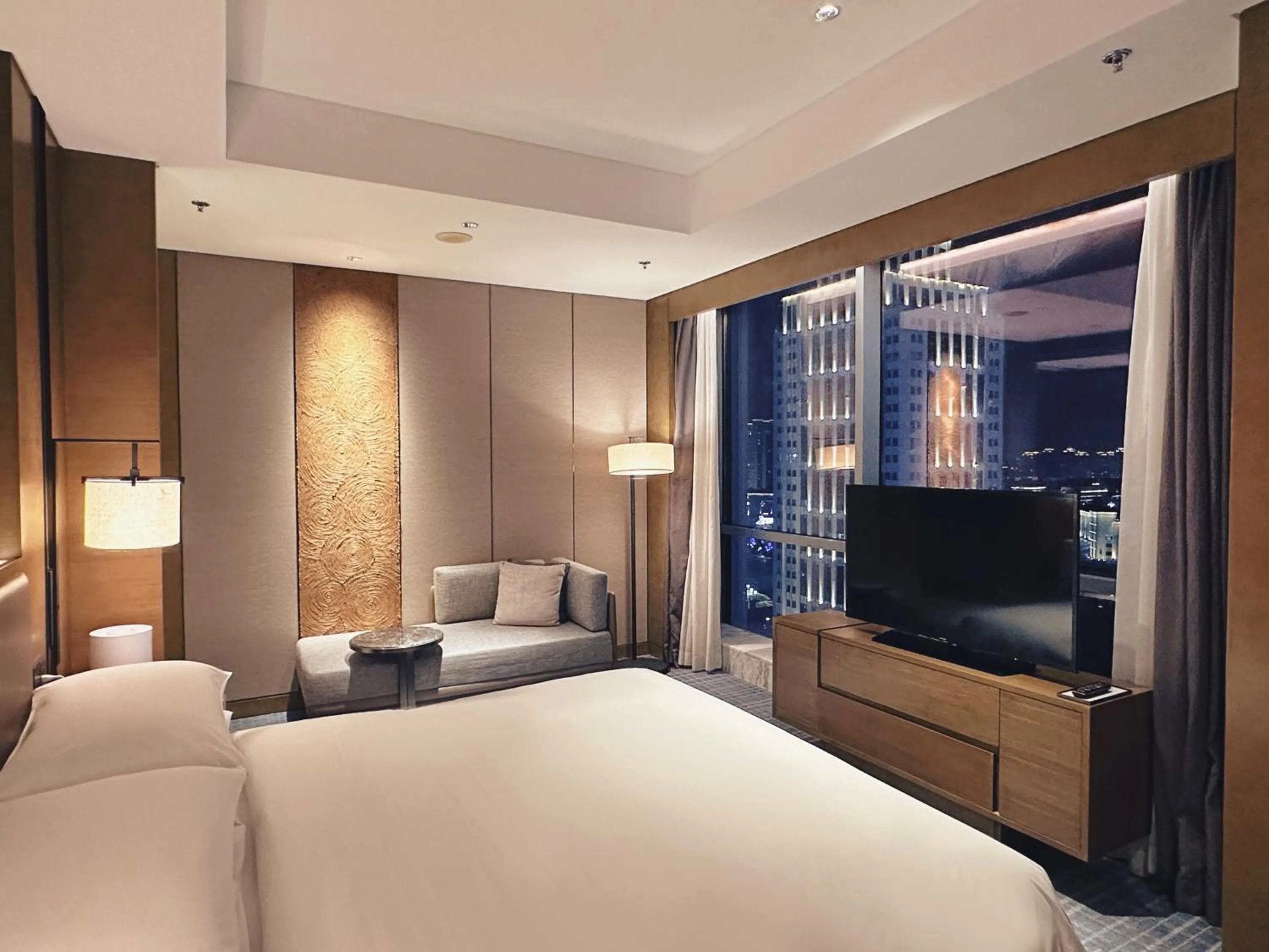 Bedroom, Bed in Baotou Marriott Hotel