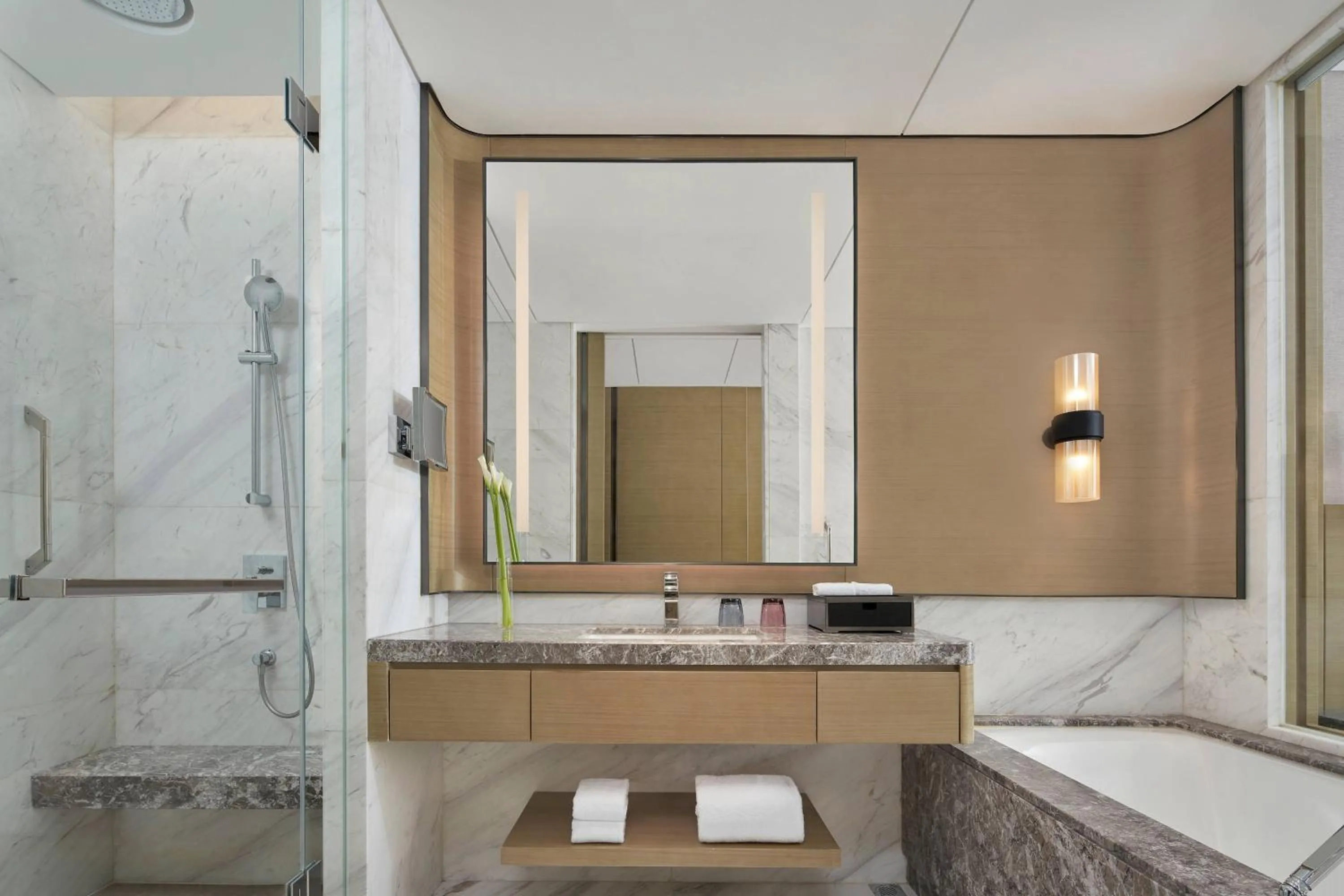 Bathroom in Baotou Marriott Hotel