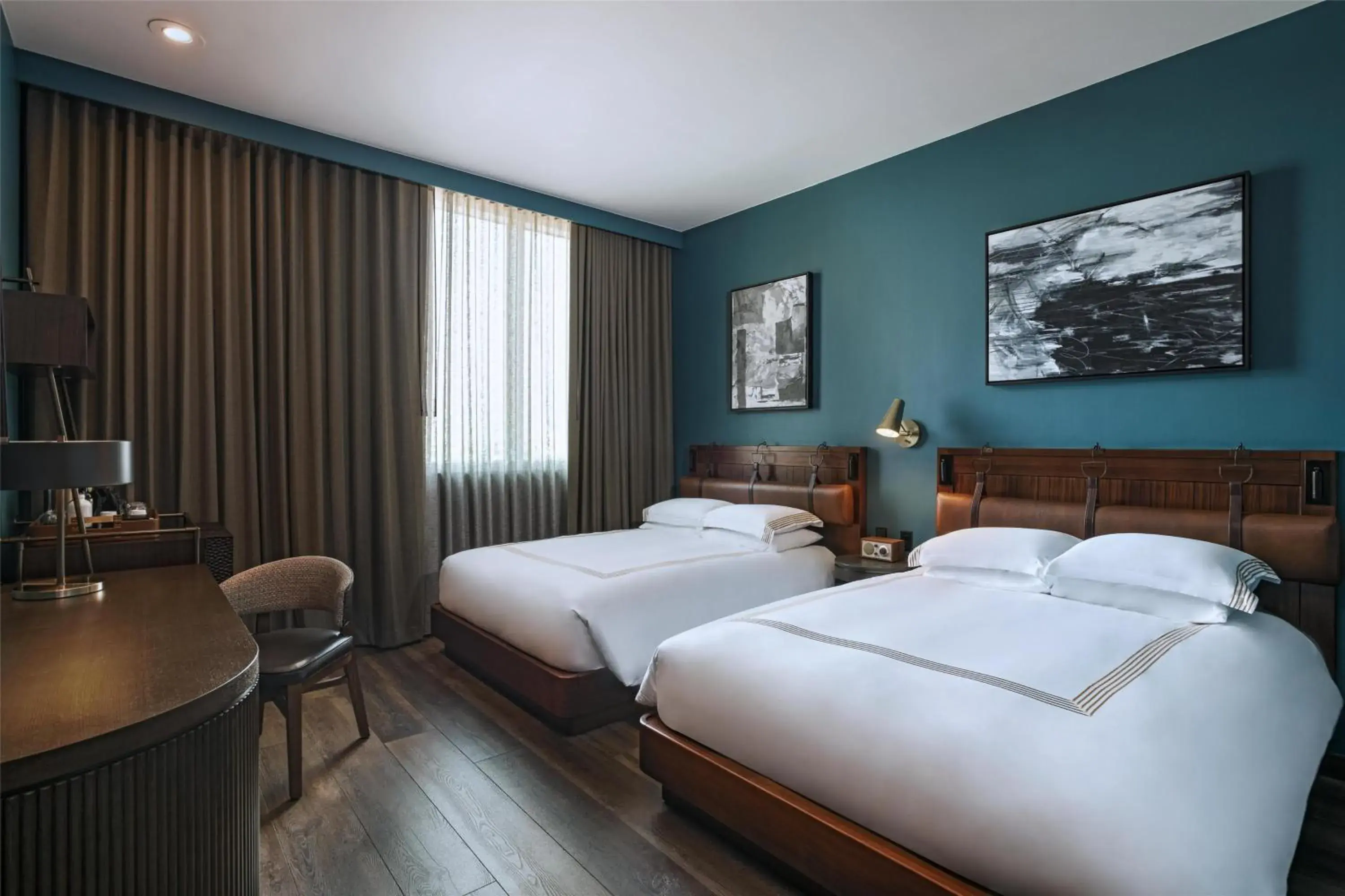 Queen Room with Two Queen Beds and City View in Thompson San Antonio - Riverwalk, by Hyatt Queen Room with Two Queen Beds and City View in Thompson San Antonio - Riverwalk, by Hyatt