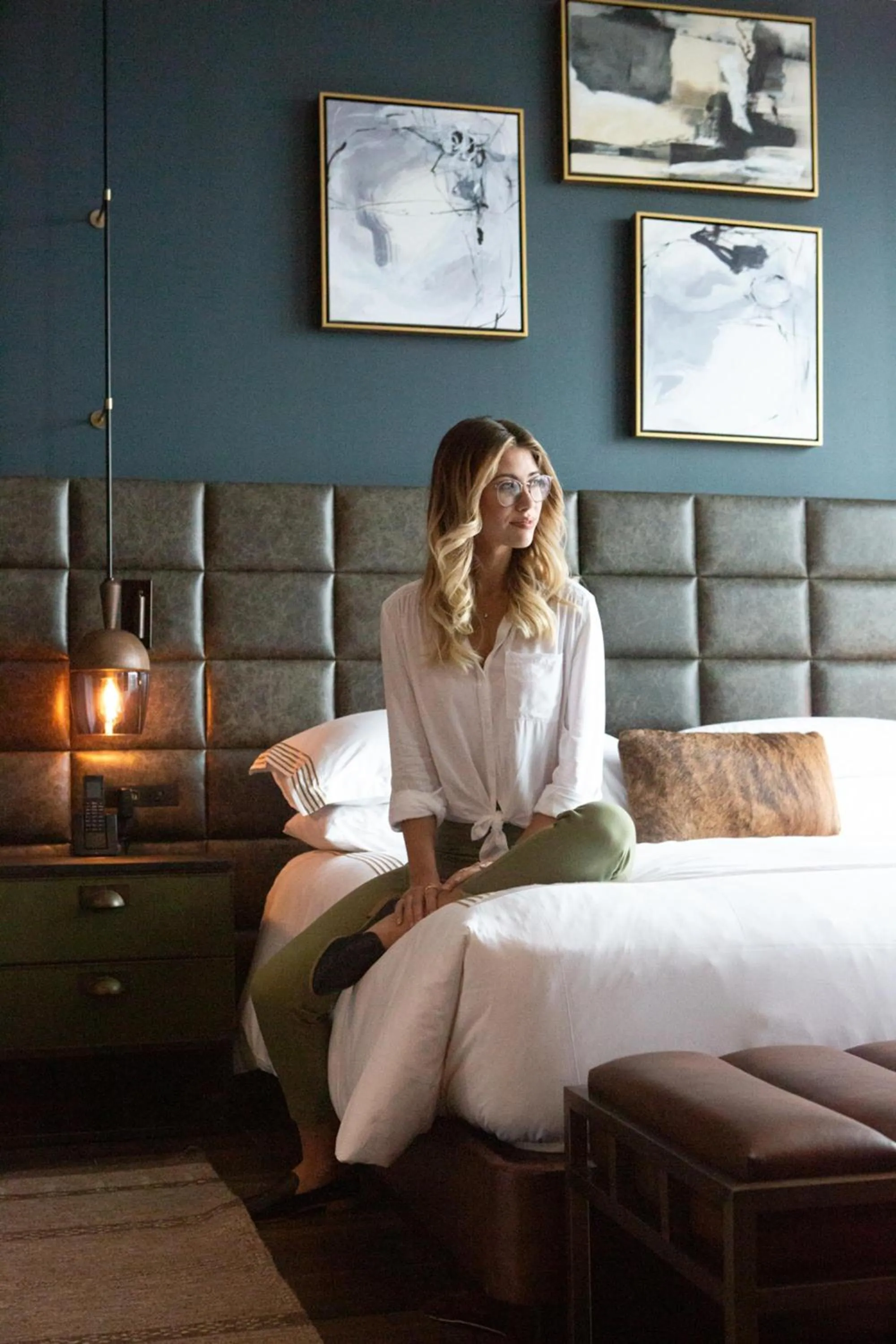 Bedroom, Bed in Thompson San Antonio - Riverwalk, by Hyatt