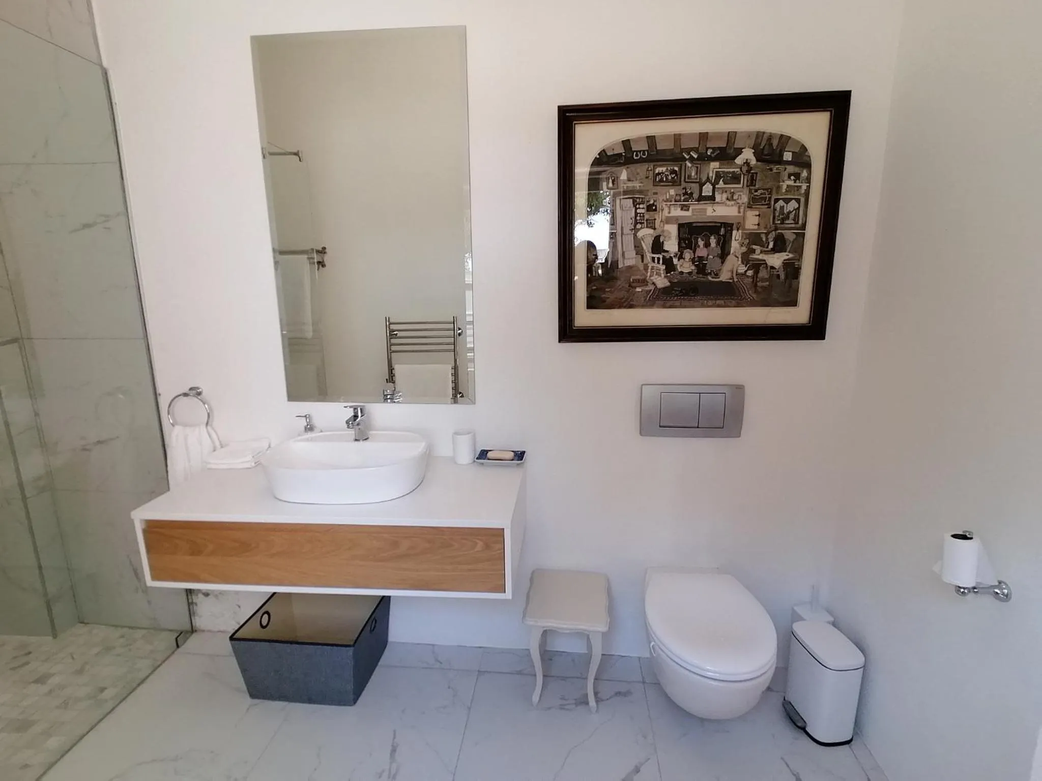 Shower in Avontuur Manor House and Wine Estate