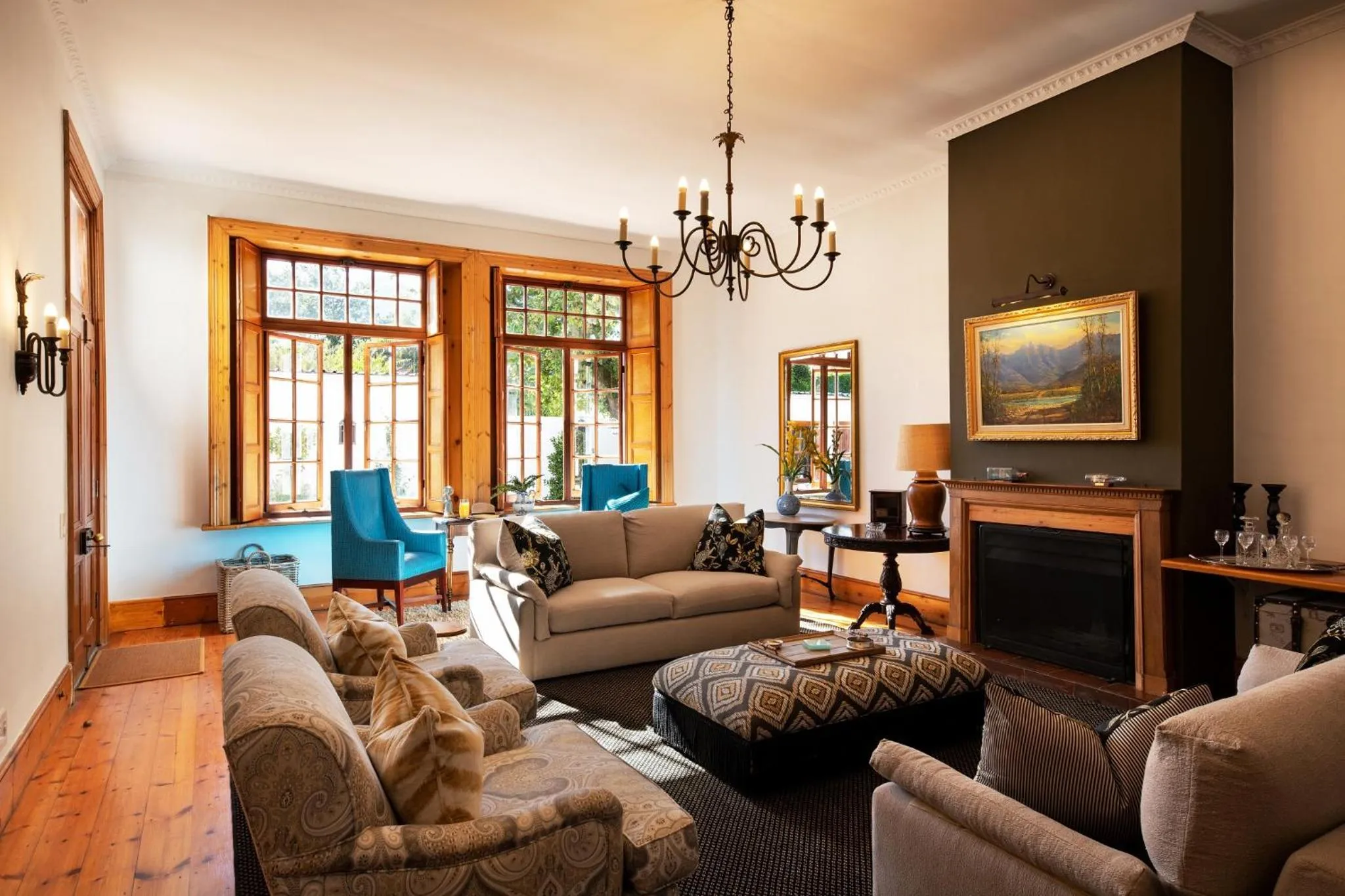 Living room in Avontuur Manor House and Wine Estate