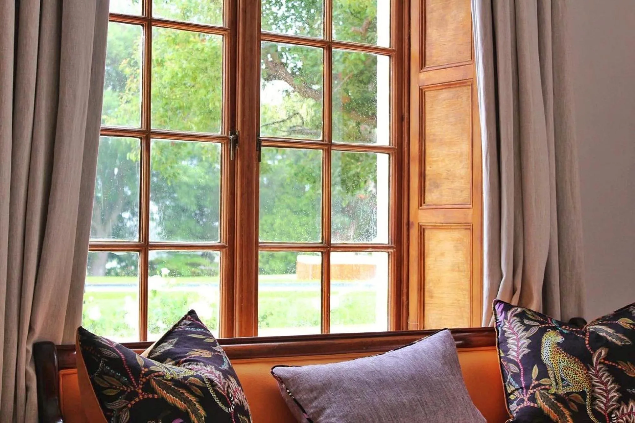 Patio in Avontuur Manor House and Wine Estate