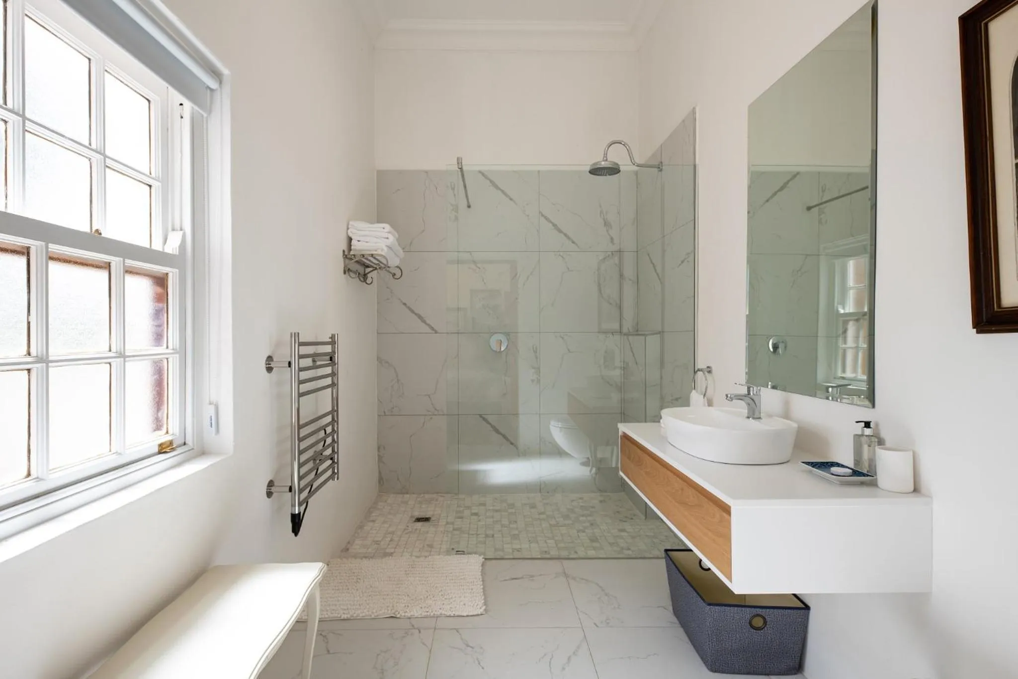 Shower in Avontuur Manor House and Wine Estate