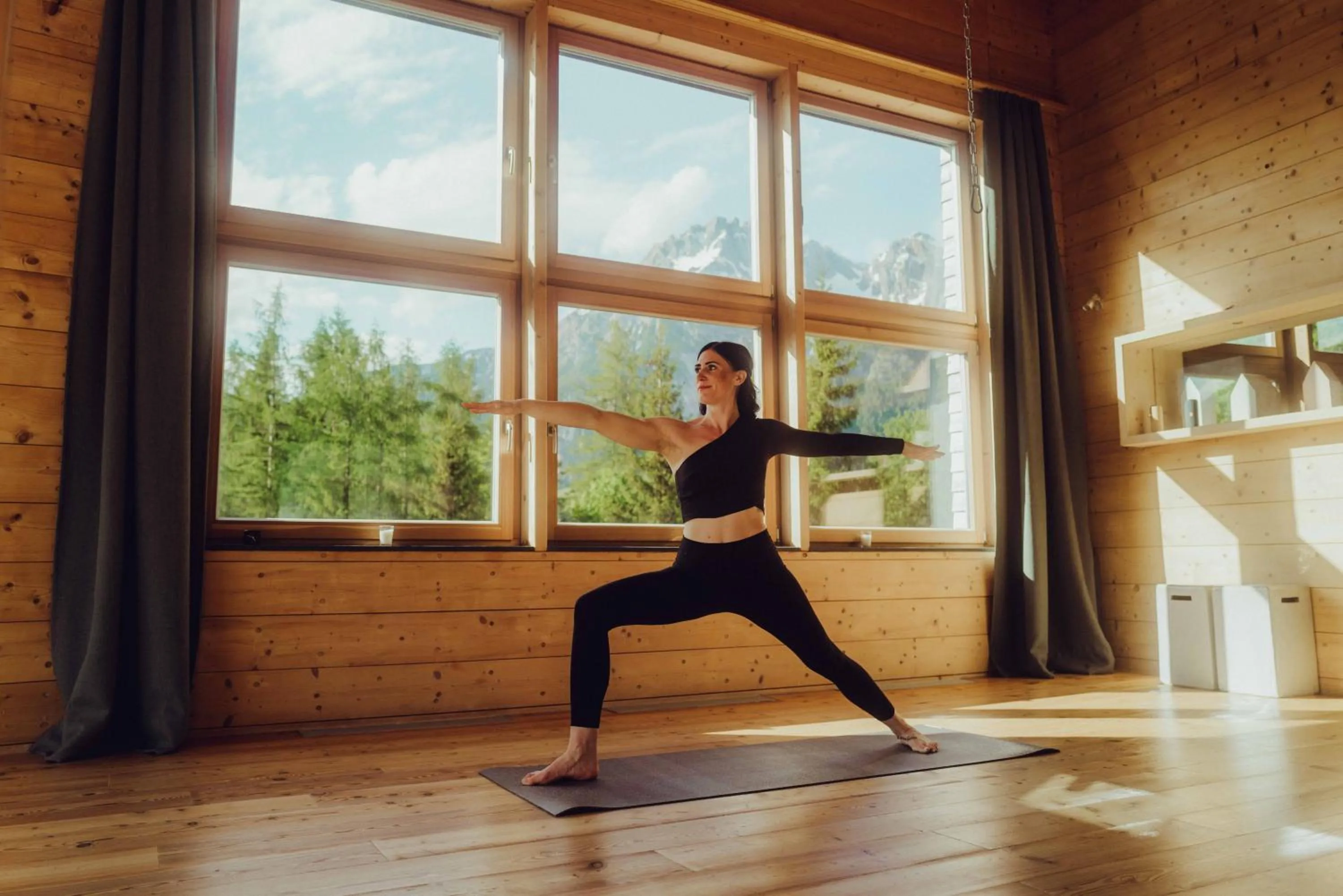 Fitness centre/facilities in Holzhotel Forsthofalm