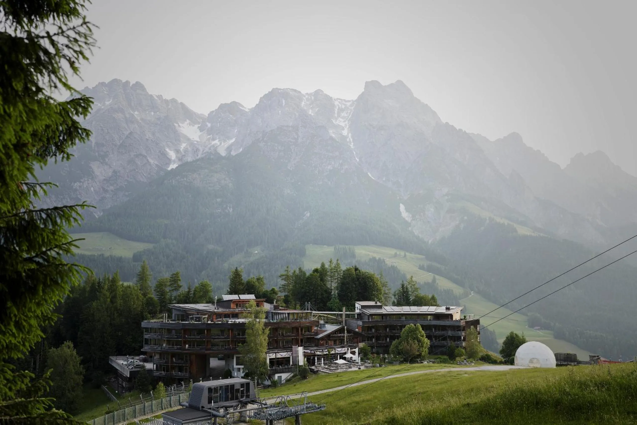 Property building in Holzhotel Forsthofalm