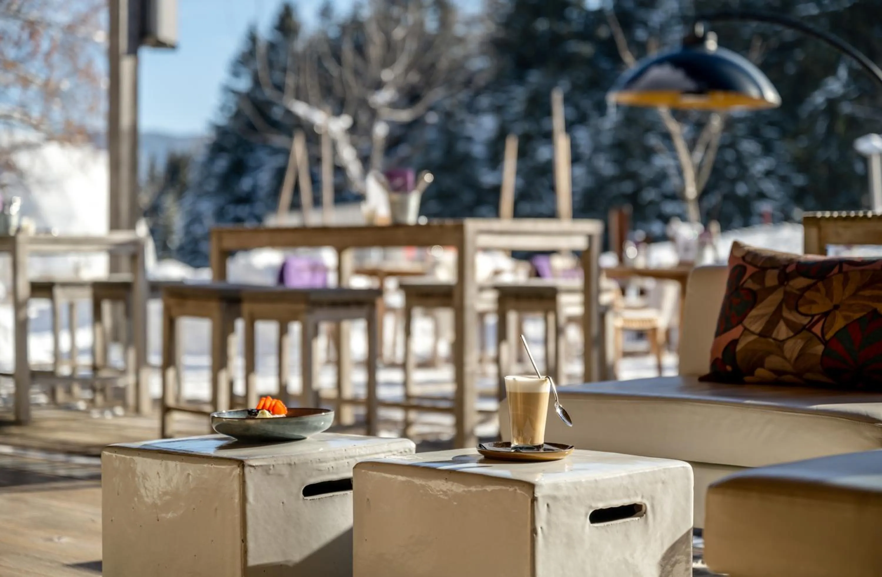 Restaurant/places to eat in Holzhotel Forsthofalm
