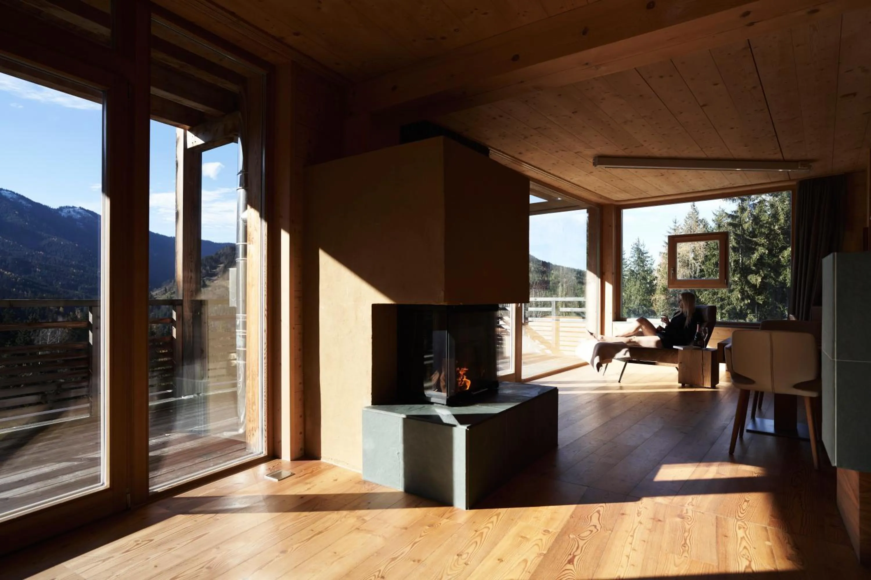 Photo of the whole room in Holzhotel Forsthofalm