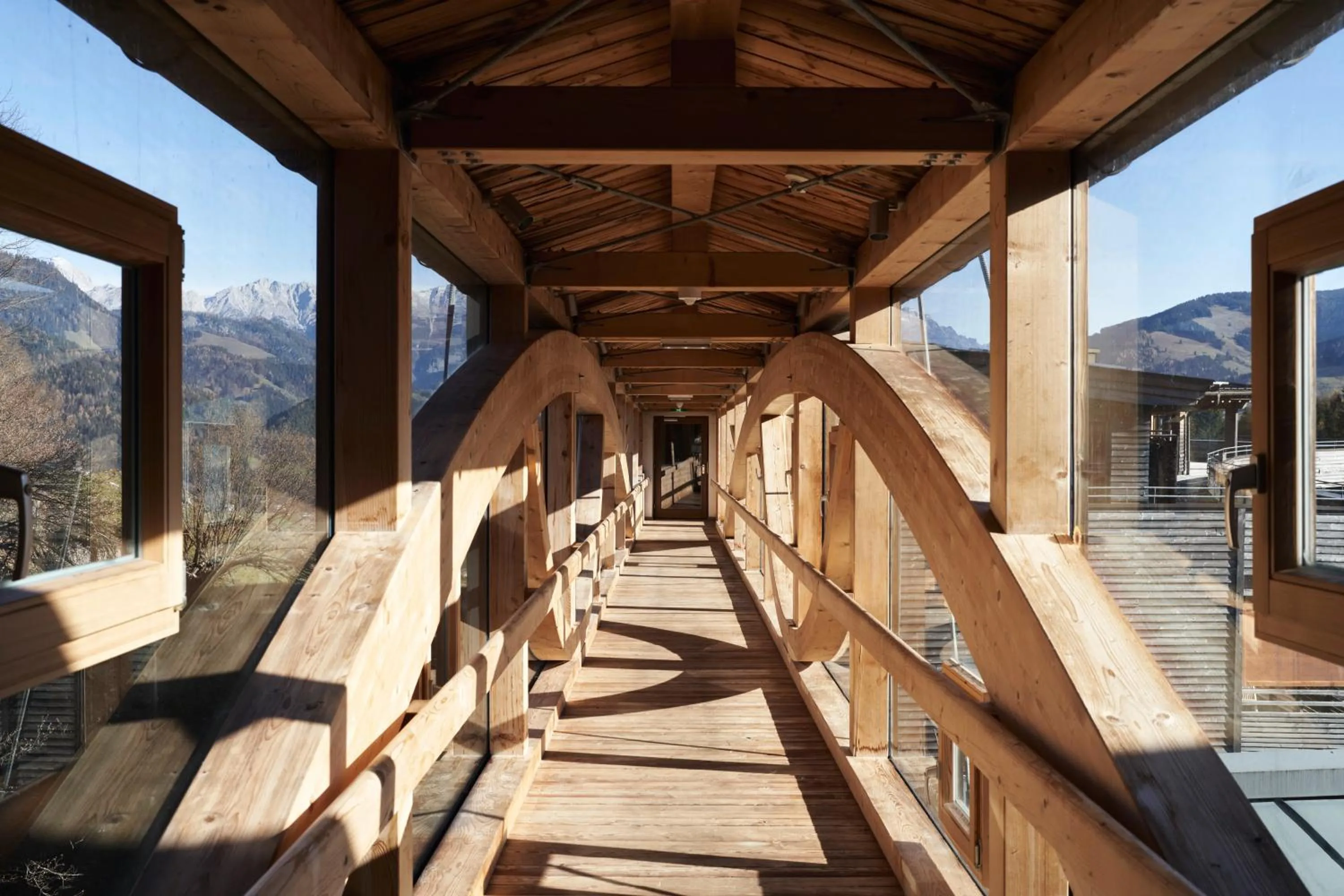 Decorative detail in Holzhotel Forsthofalm