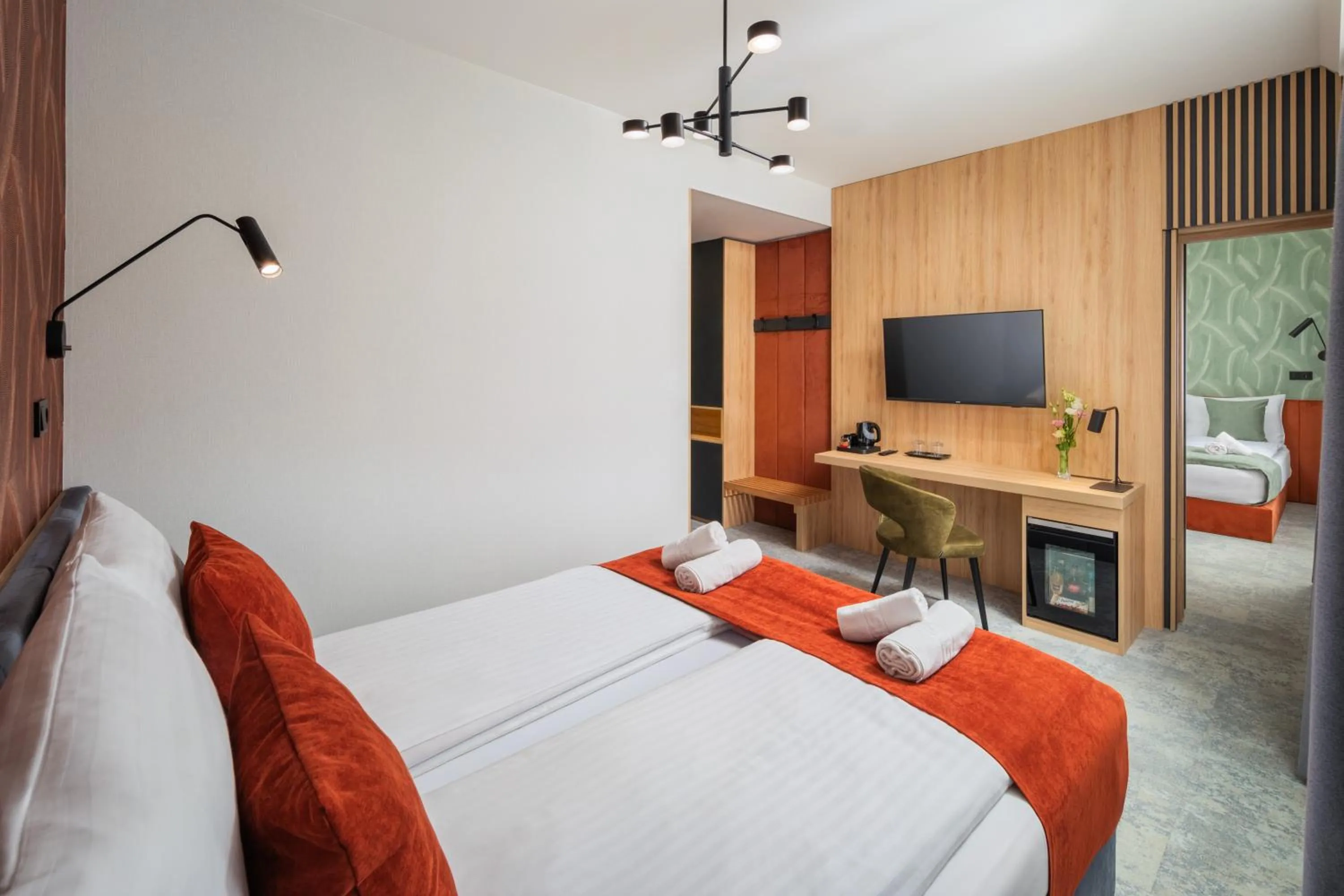 Bedroom, Bed in Sziget Hotel