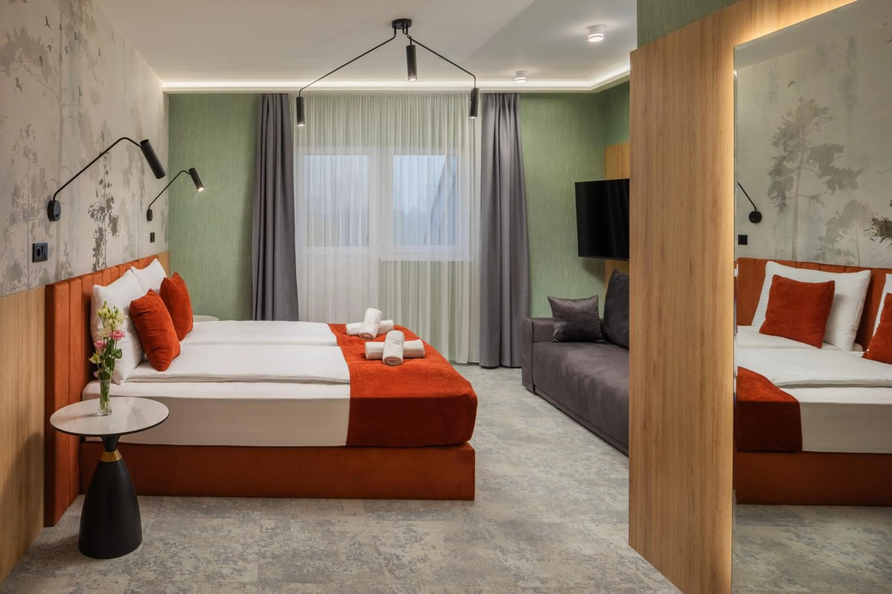 Bedroom, Bed in Sziget Hotel